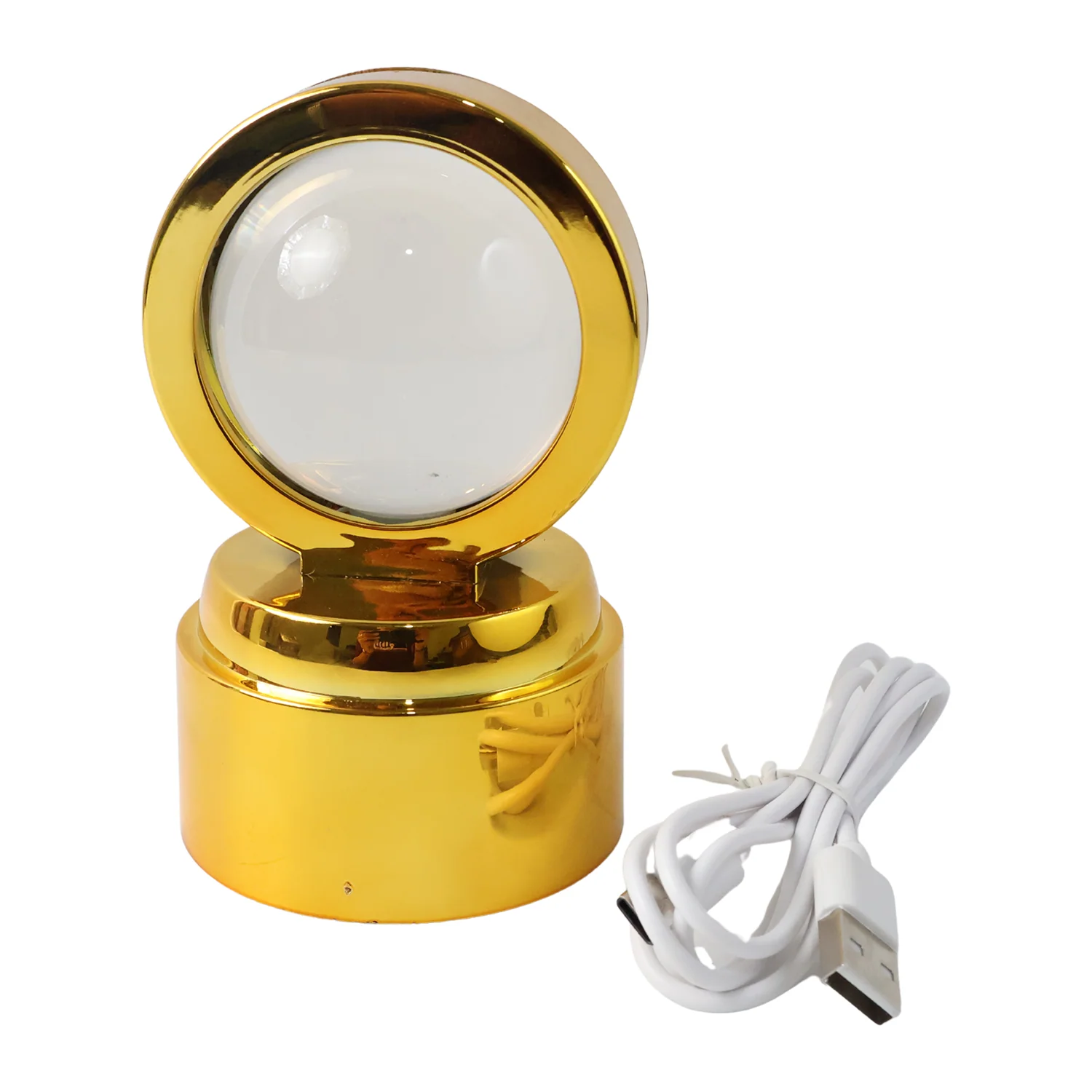 Ganpati Bapa 3D Crystal Ball Night Light with LED Illumination (1 Pc) - Image 5