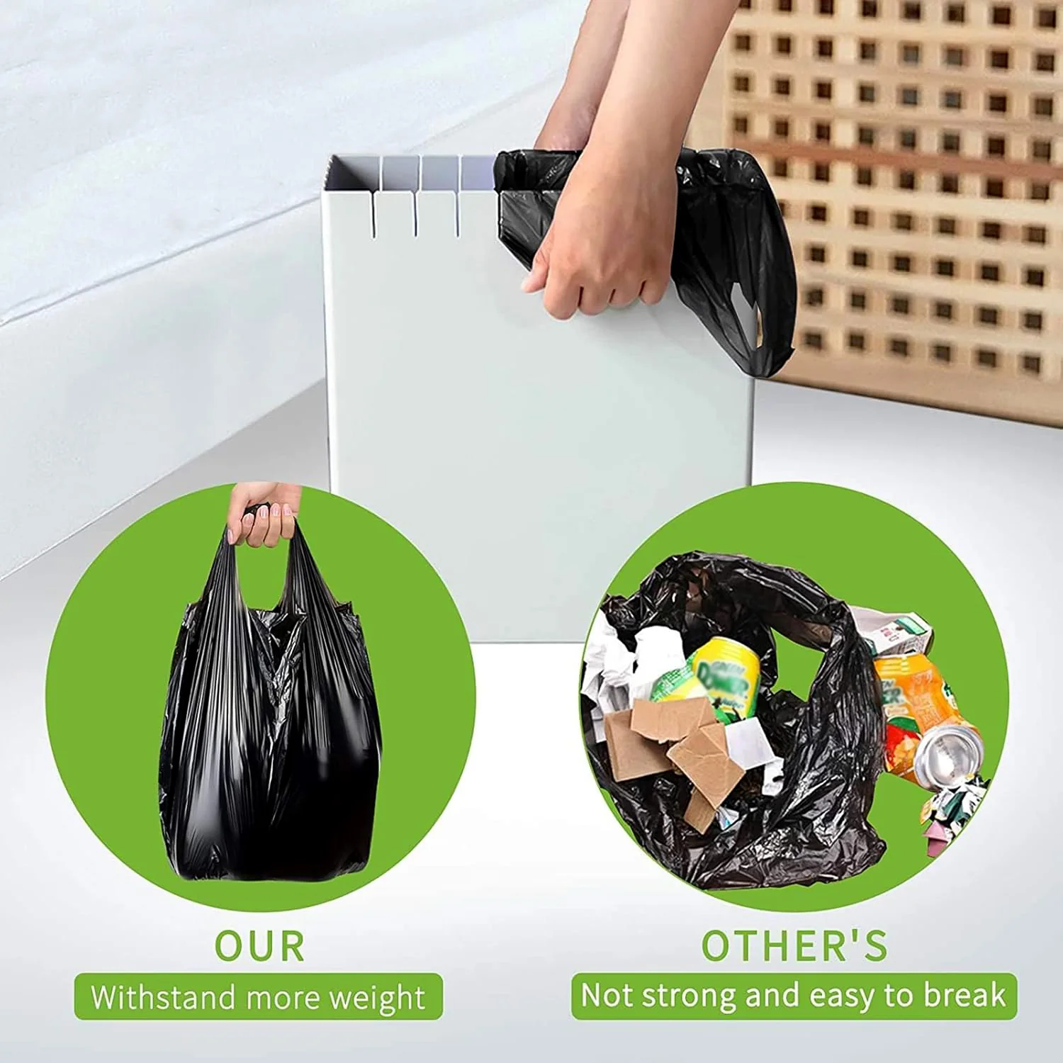 Garbage Bags – Pack of 4 Rolls (45 × 40 cm) - Image 4