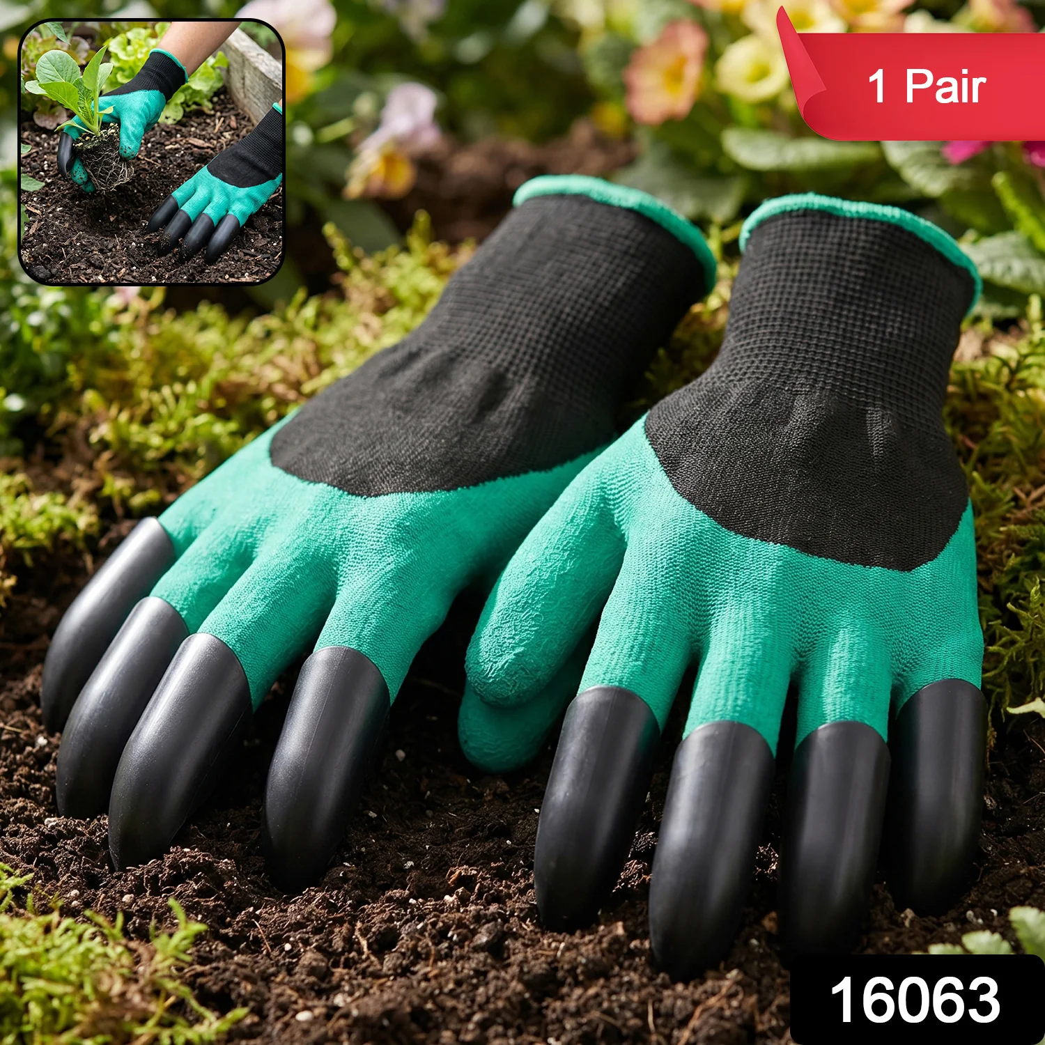 Garden Farming Gloves (1  Pair) - Image 2
