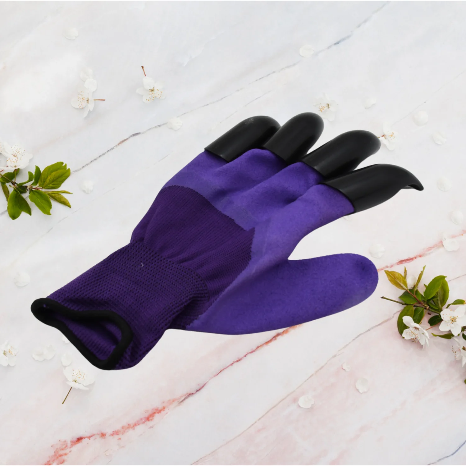 Garden Farming Gloves With Hand Fingertips & Plastic Claws (1 Pair) - Image 5