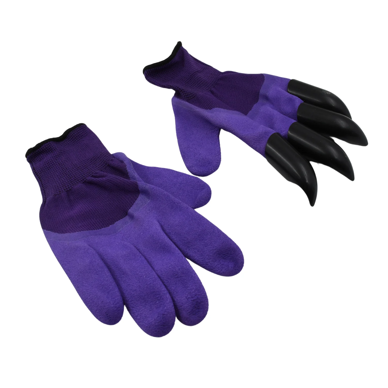 Garden Farming Gloves With Hand Fingertips & Plastic Claws (1 Pair) - Image 6