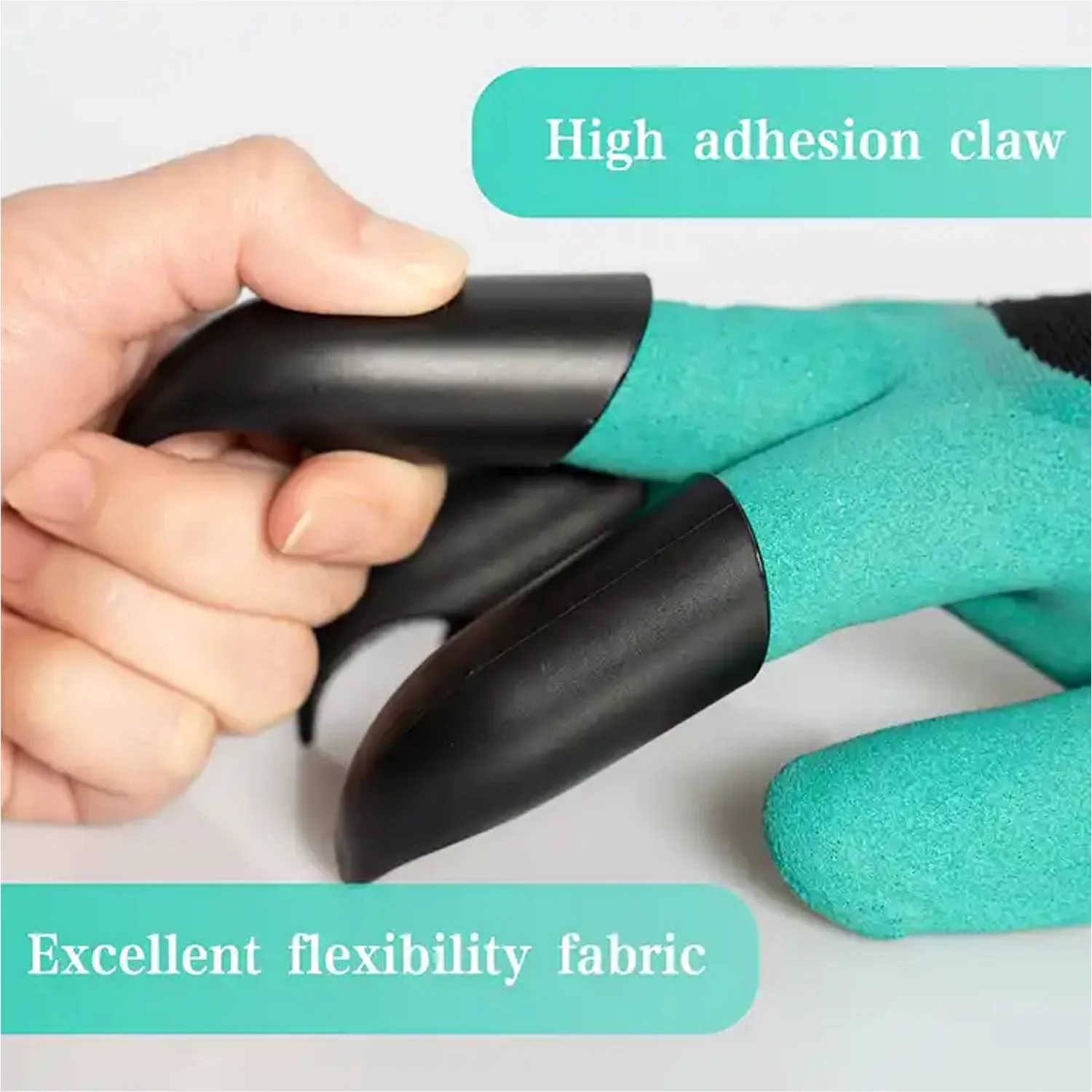 Heavy Duty Garden Gloves with Claws (Washable): 1 Pair (Mix Color) - Image 5