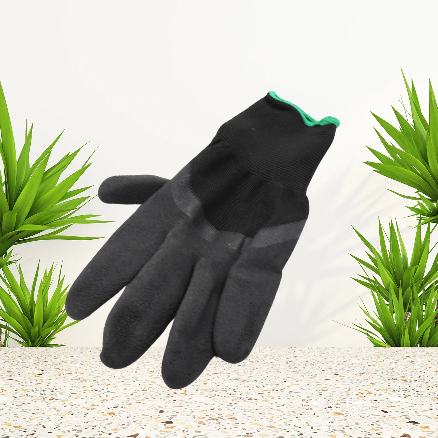Garden Farming Gloves With Hand Fingertips & Plastic Claws (1 Pair) - Image 3