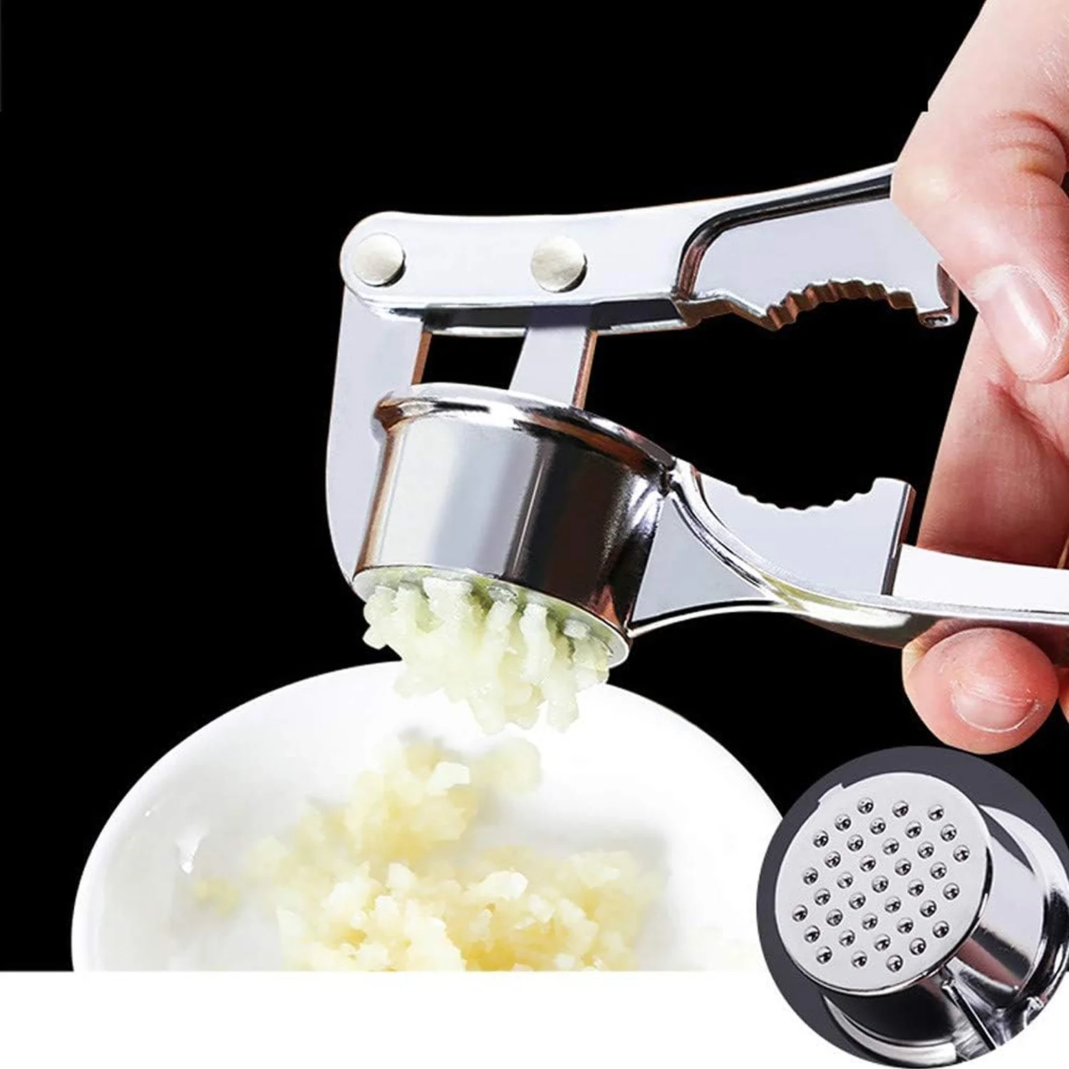 2 in1 Garlic Masher Premium Garlic Press & Walnut Cracker Opener (1 Pc) - Image 8