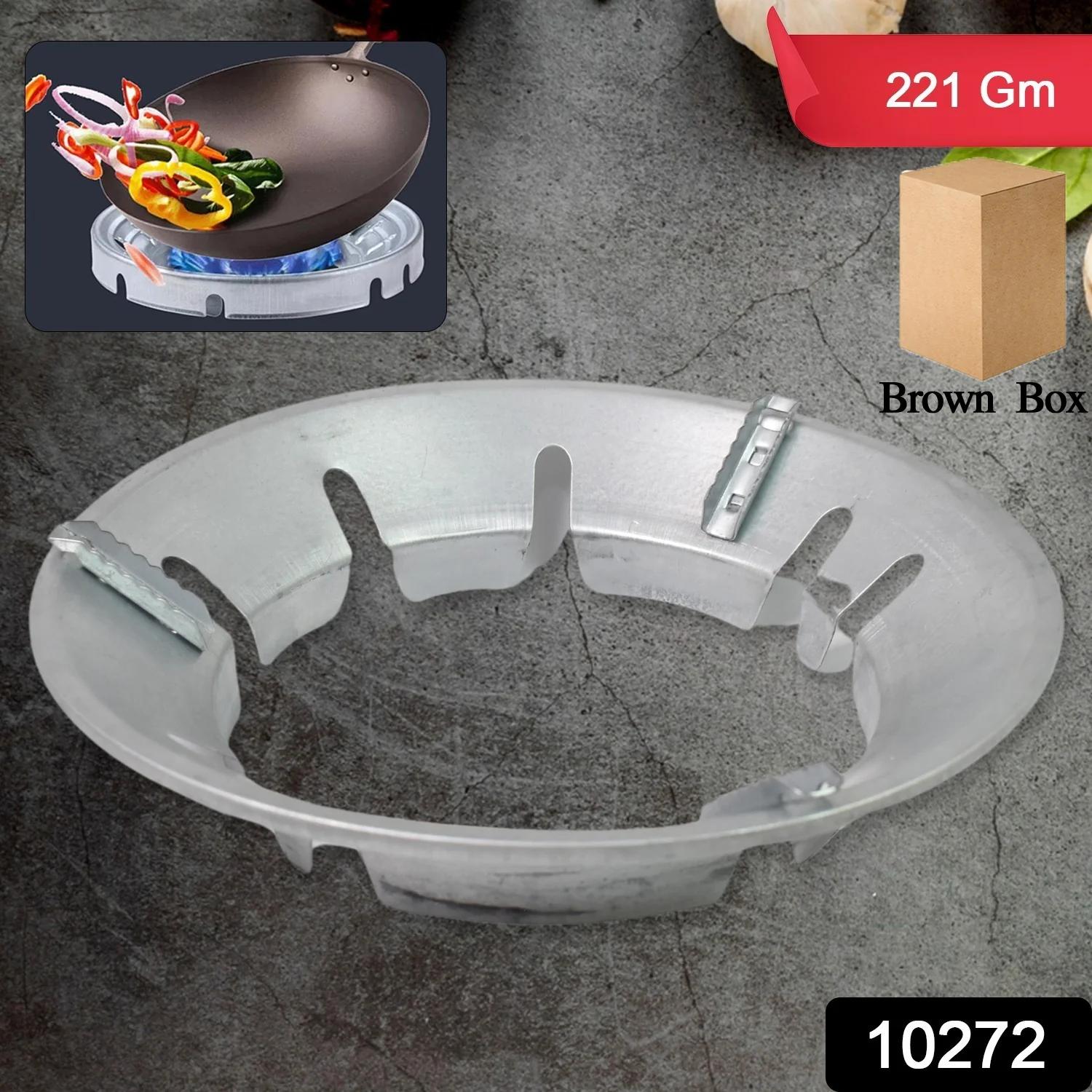 Gas Stove Burner Cover / Stand (221 Gm / 1 Pc) - Image 2