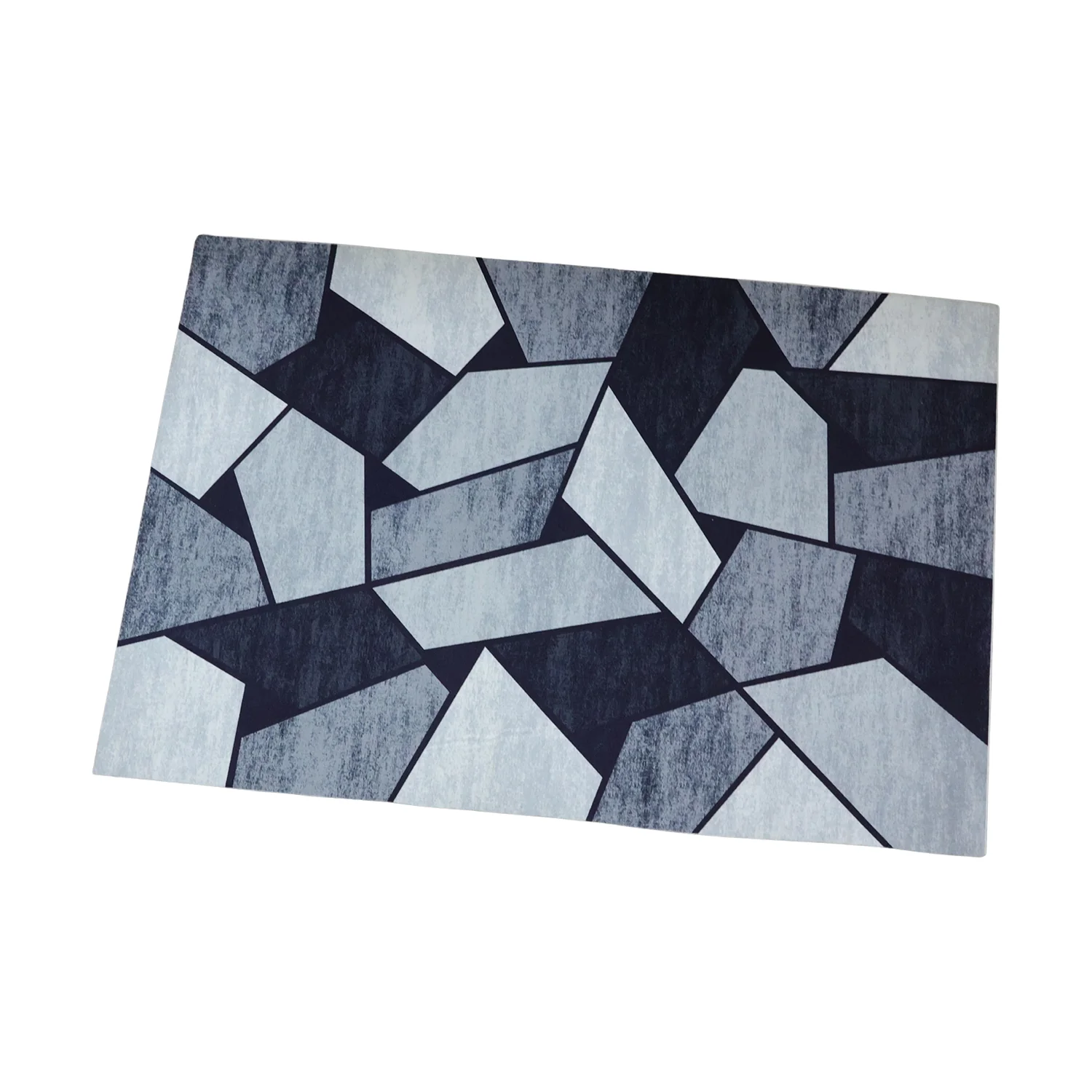 Geometric Anti Slip Door Floor Mat (1 Pc, 90x60 Cm) - Image 5