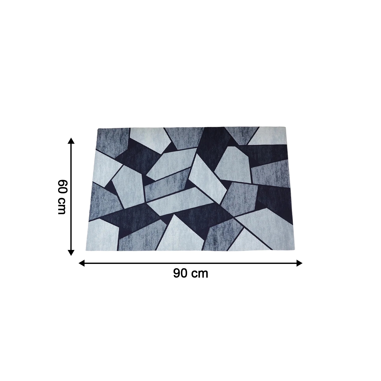 Geometric Anti Slip Door Floor Mat (1 Pc, 90x60 Cm) - Image 6