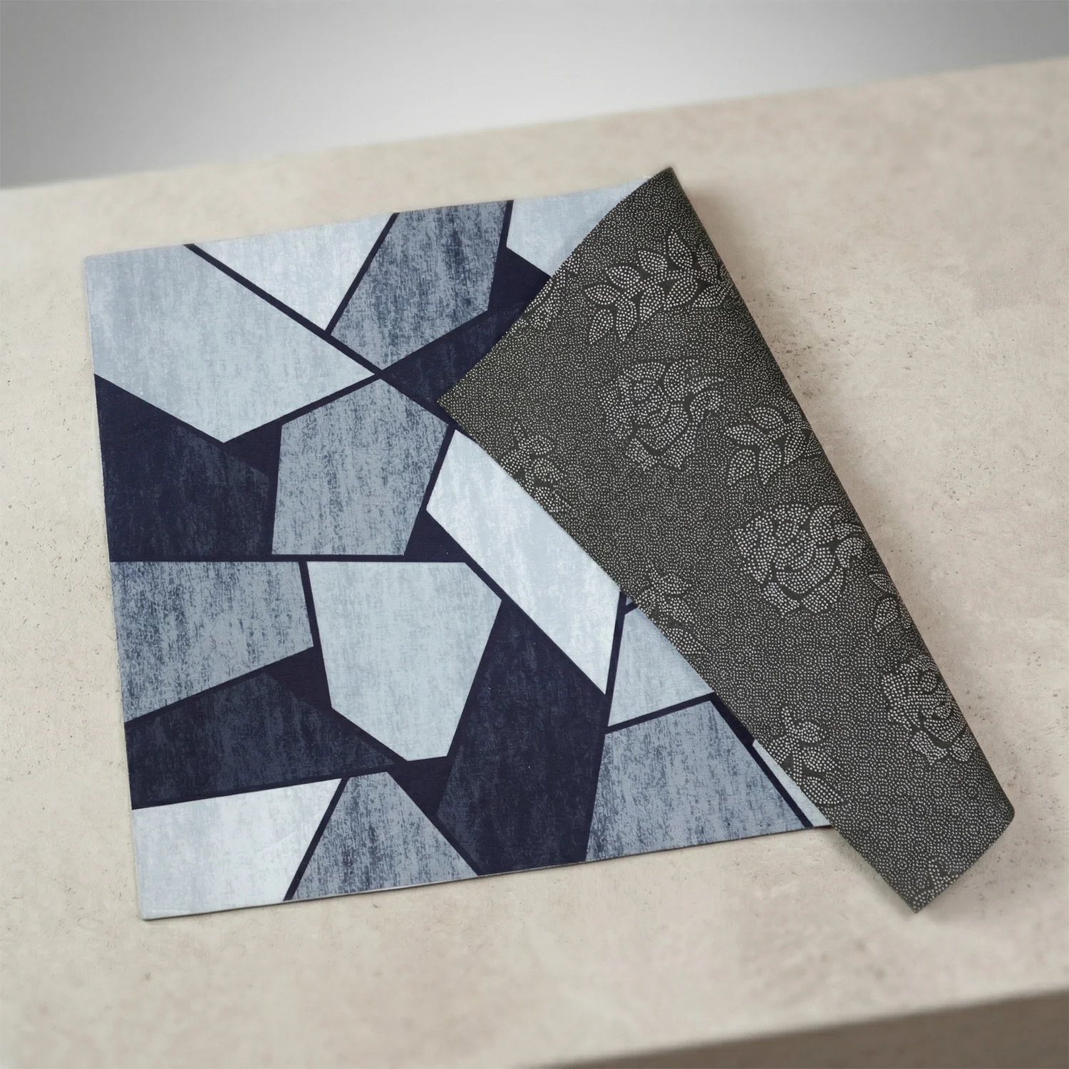 Geometric Anti Slip Door Floor Mat (1 Pc, 90x60 Cm) - Image 8