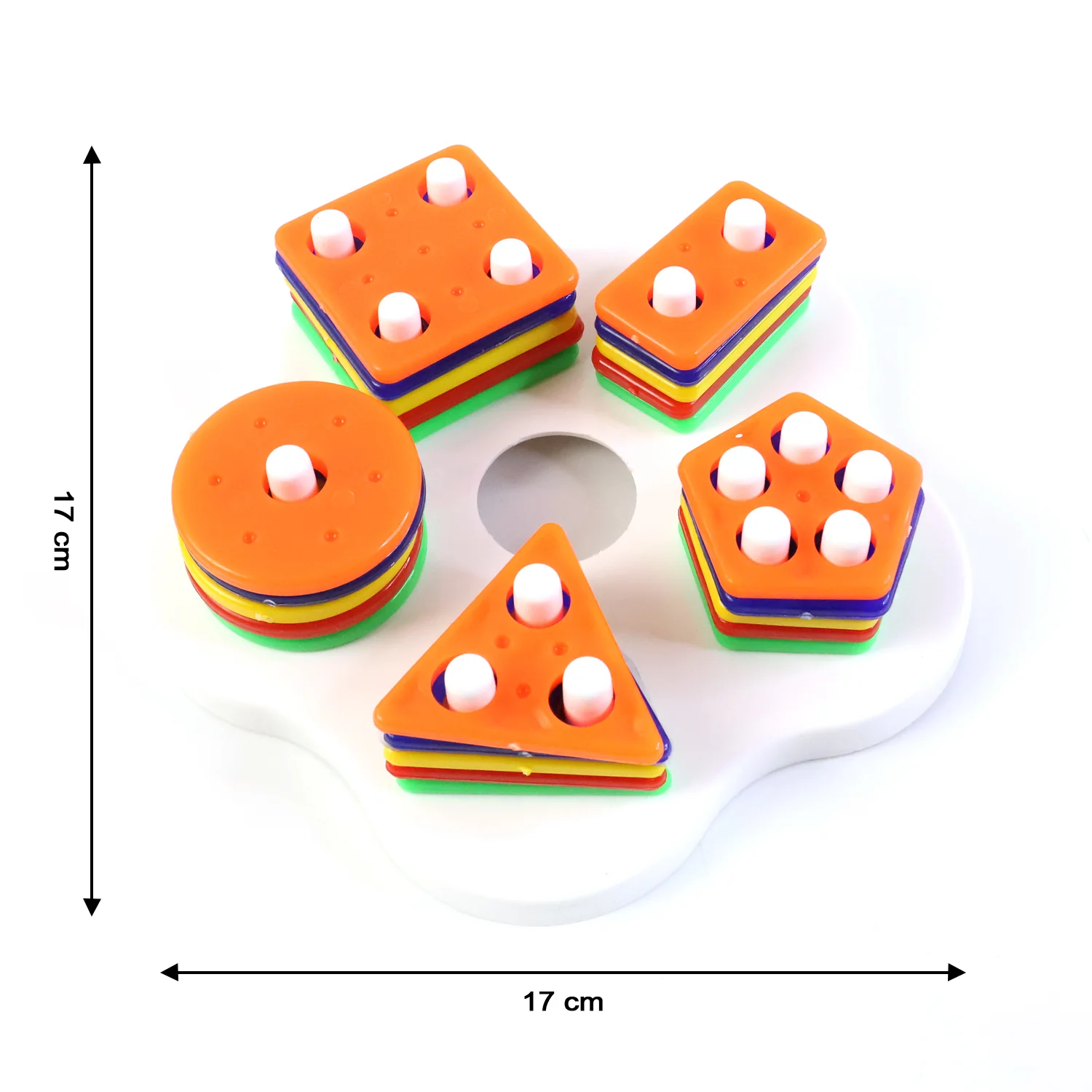 Geometric Stacking Sorter Puzzle Toy - Image 6