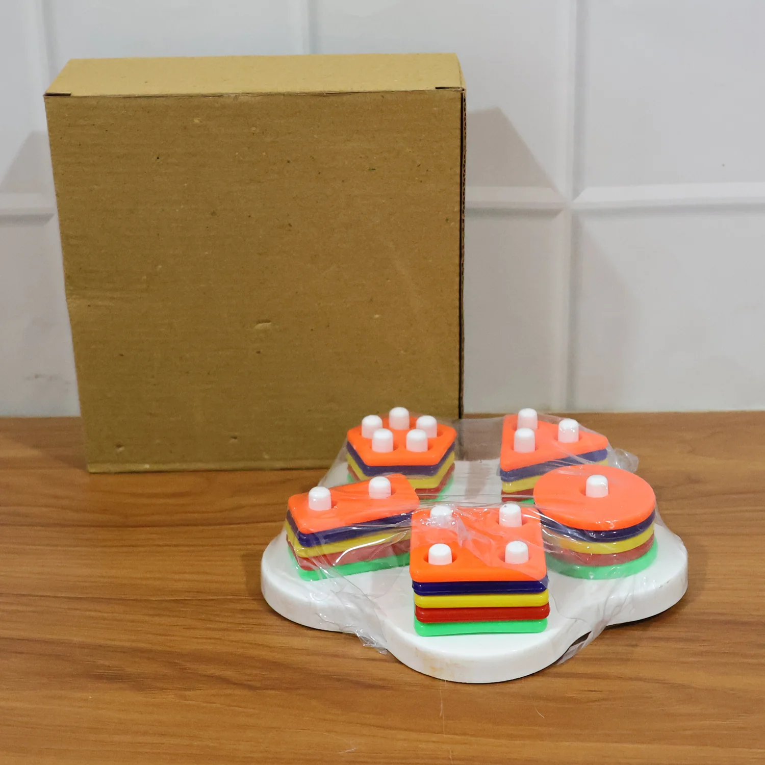 Geometric Stacking Sorter Puzzle Toy - Image 9