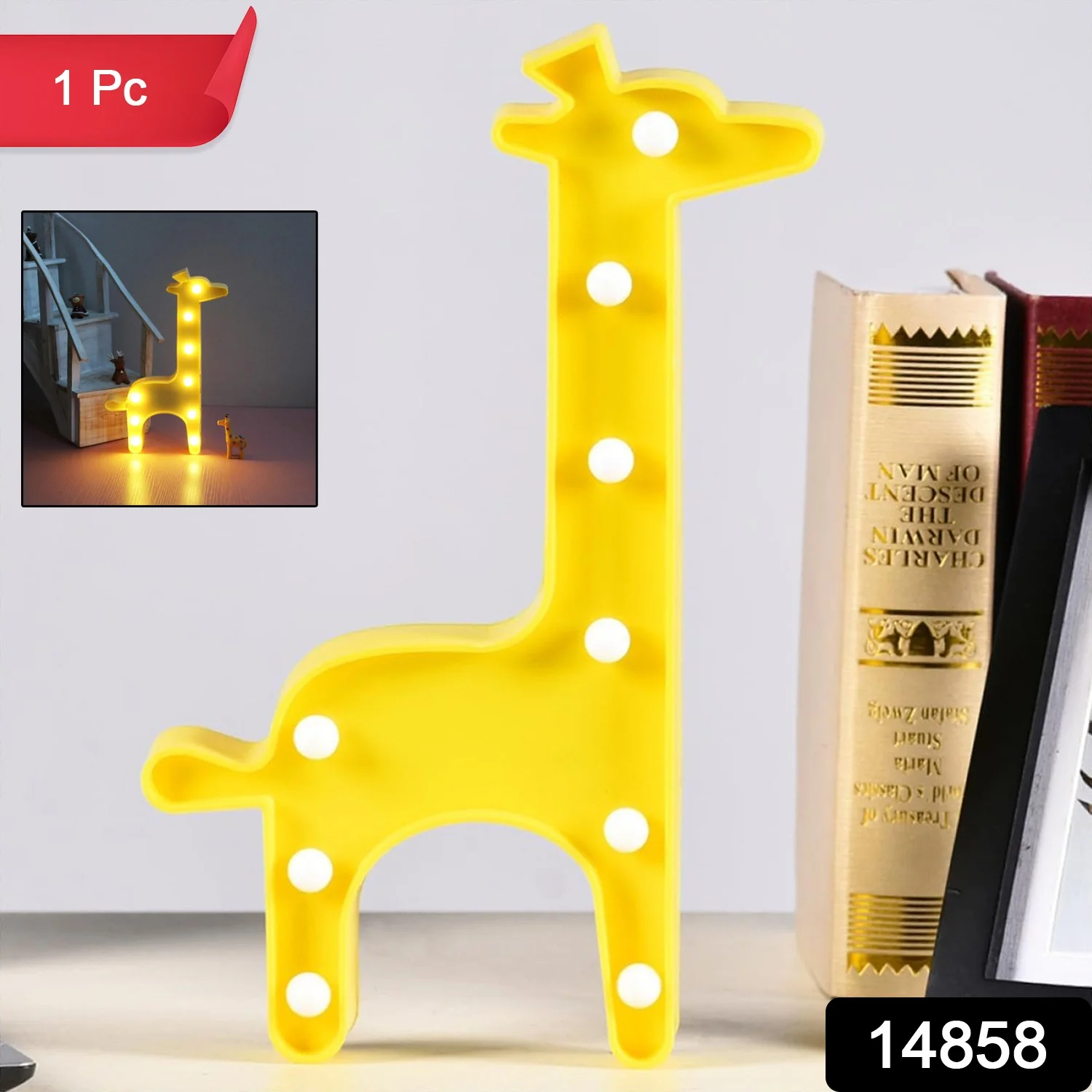 Giraffe Shape LED Decorative Night Light (1 Pc) - Image 2