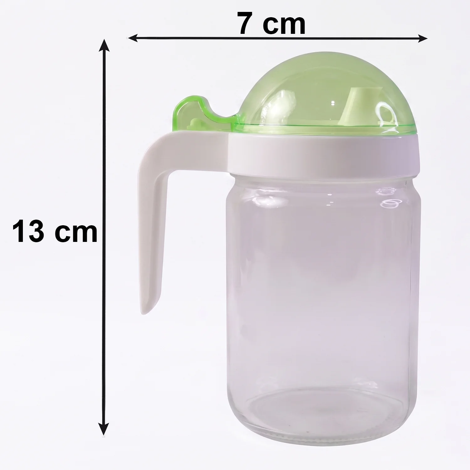 Glass Oil Bottle with Lid - 580ml Capacity, Perfect for Oil - Image 6