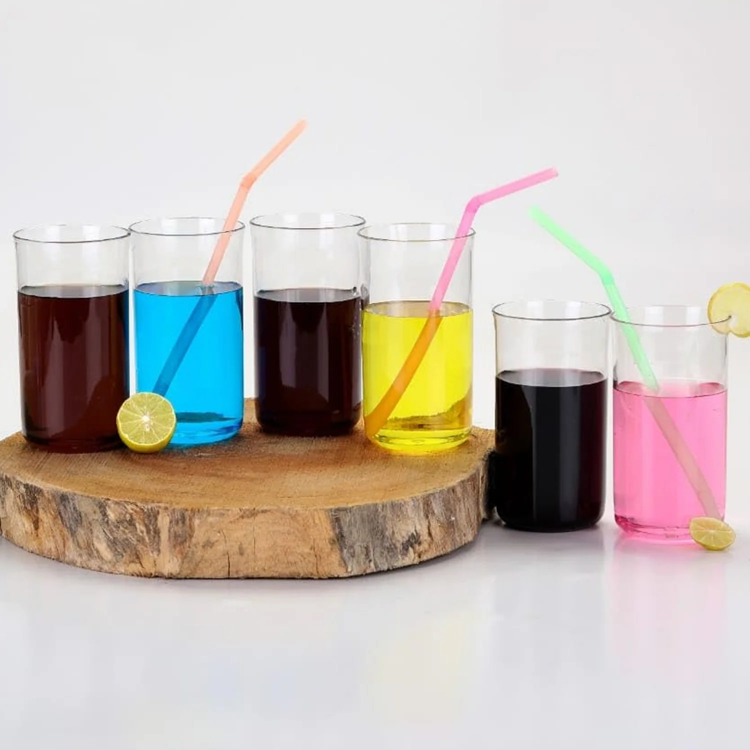 Glossy Plastic Glass Set (6 Pc / 300 ML) - Image 3