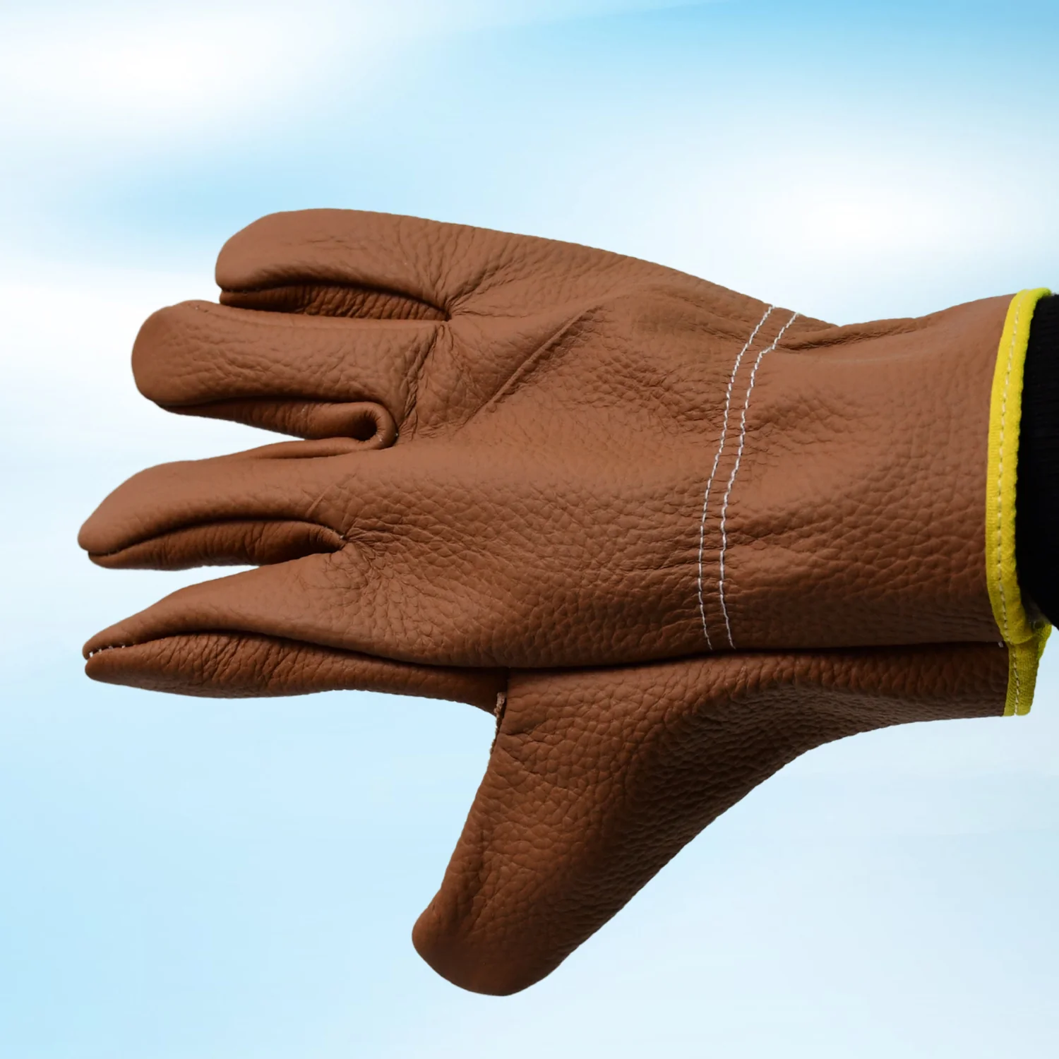 Gloves Gardening Gloves for Men Women Leather Gloves Heavy Duty Gloves (1 Pair) - Image 6