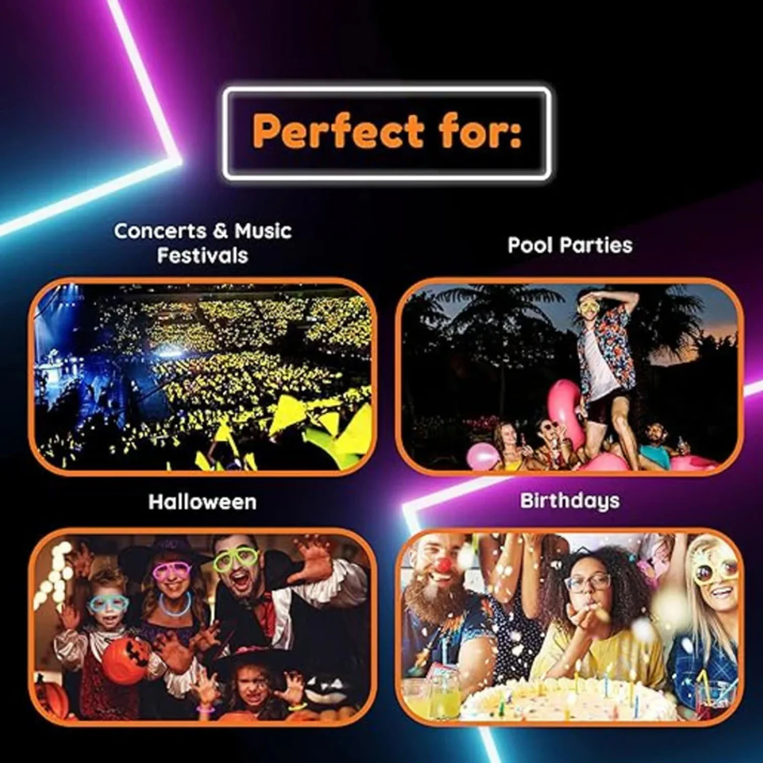 Glow Party Glasses (1 Pc) - Image 3