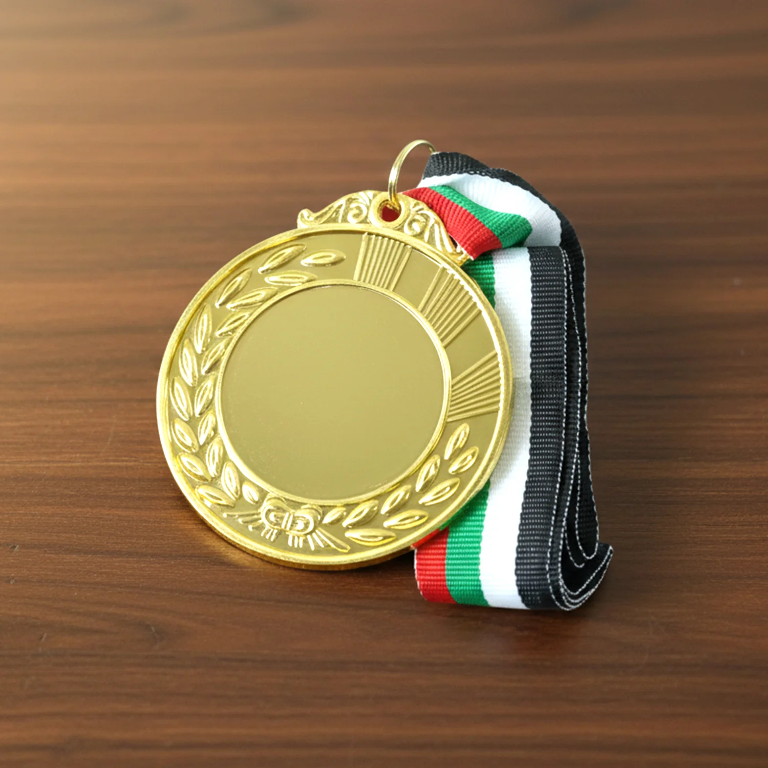 Gold Finish Winner Medal with Ribbon Strap Award Medal (1 Pc) - Image 4