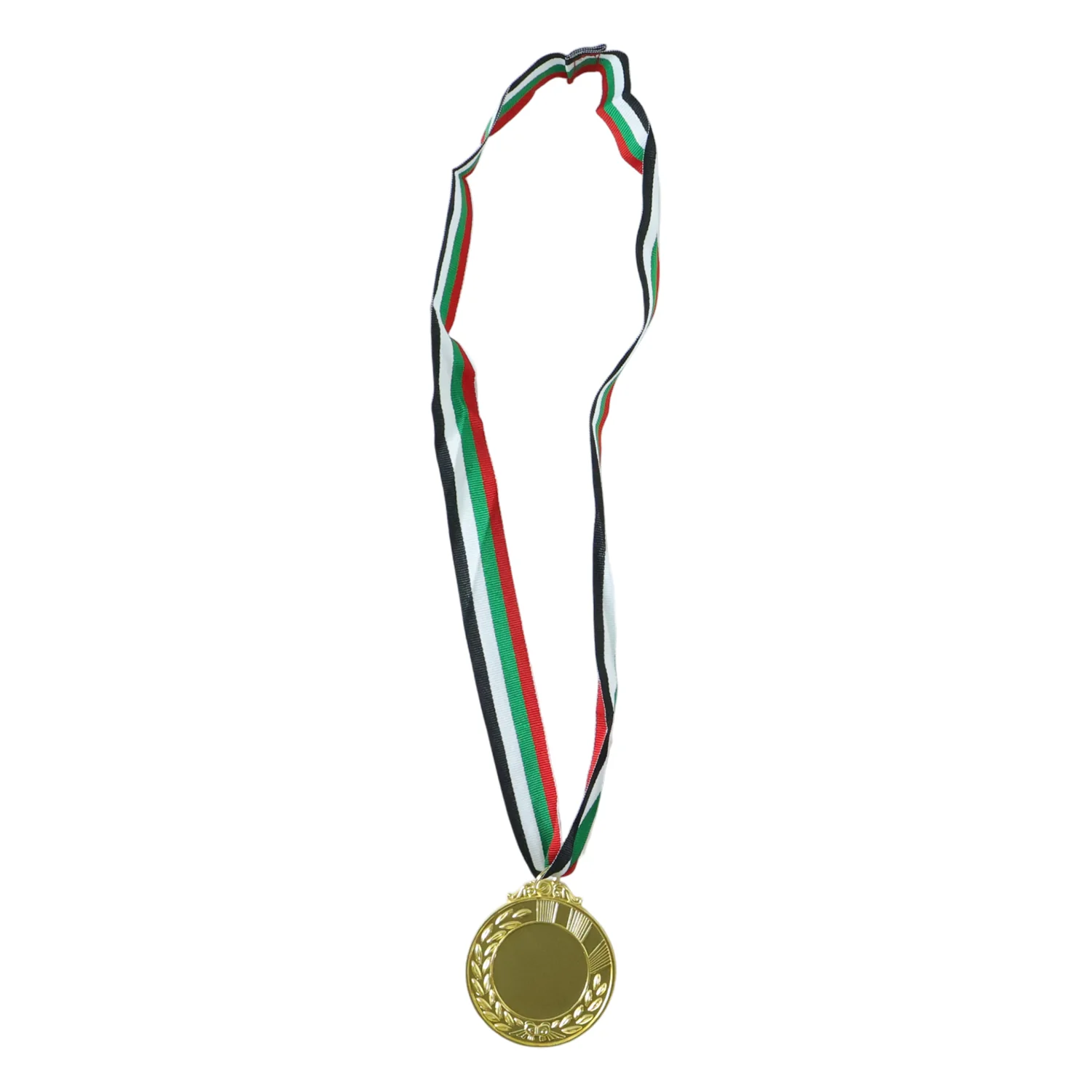 Gold Finish Winner Medal with Ribbon Strap Award Medal (1 Pc) - Image 5