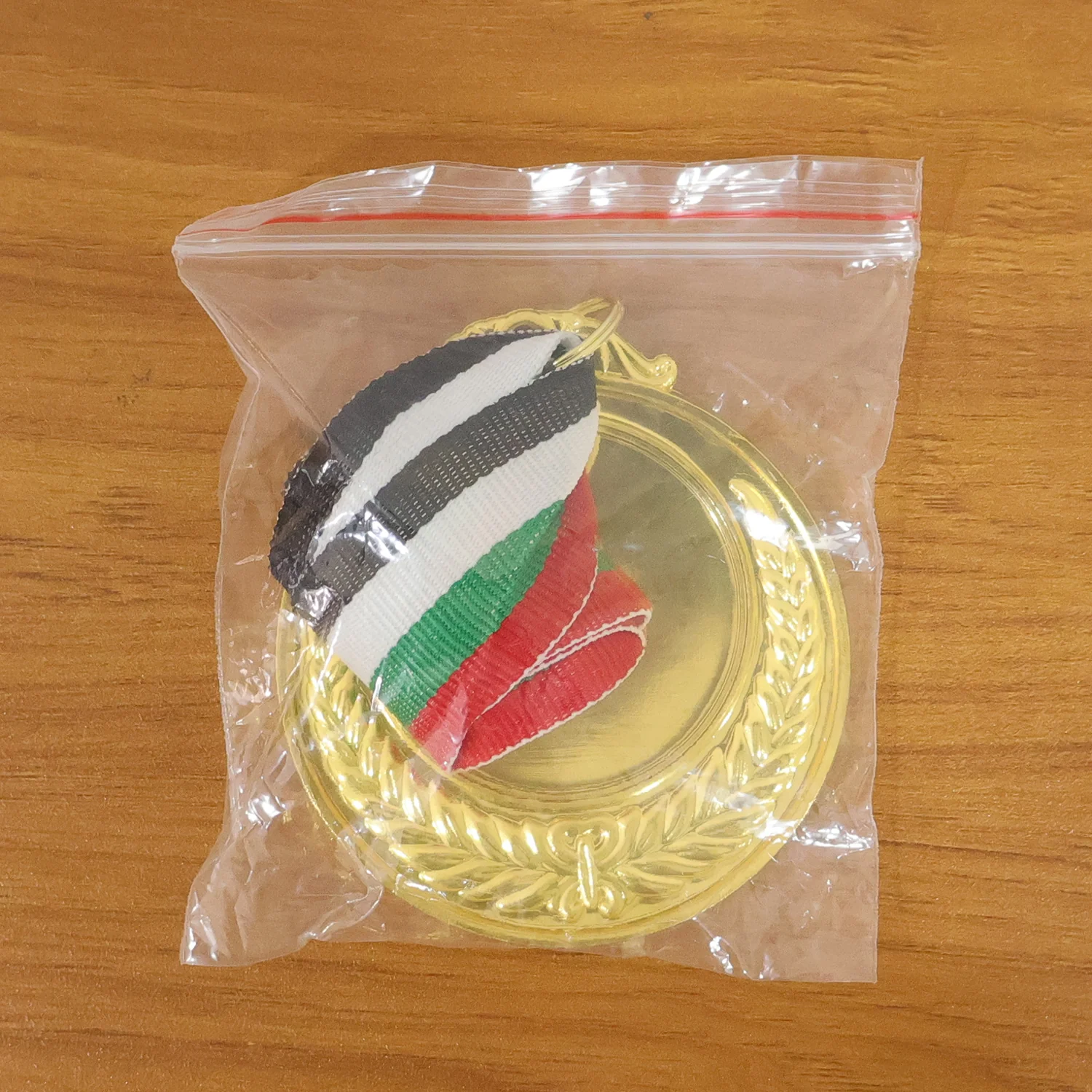 Gold Finish Winner Medal with Ribbon Strap Award Medal (1 Pc) - Image 7