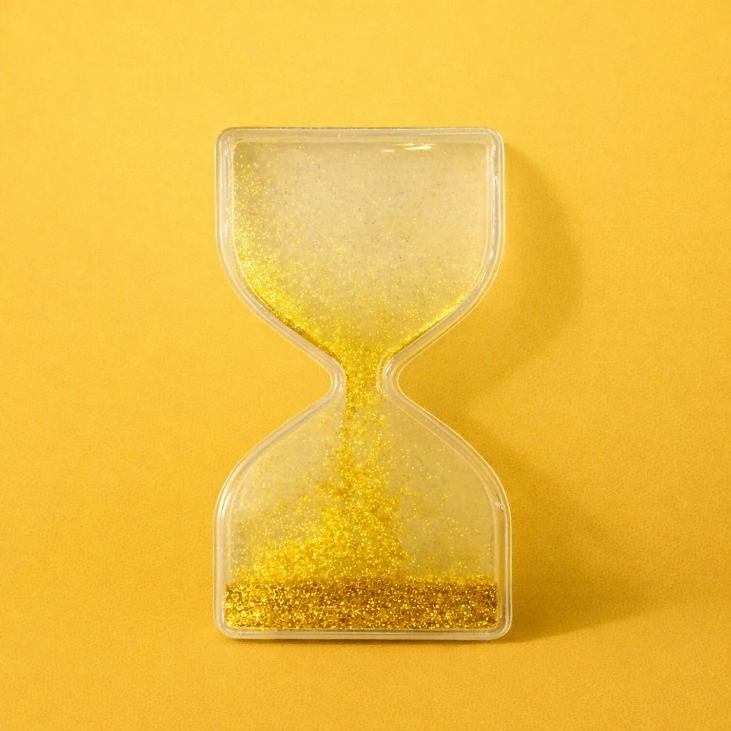 Gold Liquid Sand Timer Hourglass Stress Relief Sensory Toy for Kids - Image 3