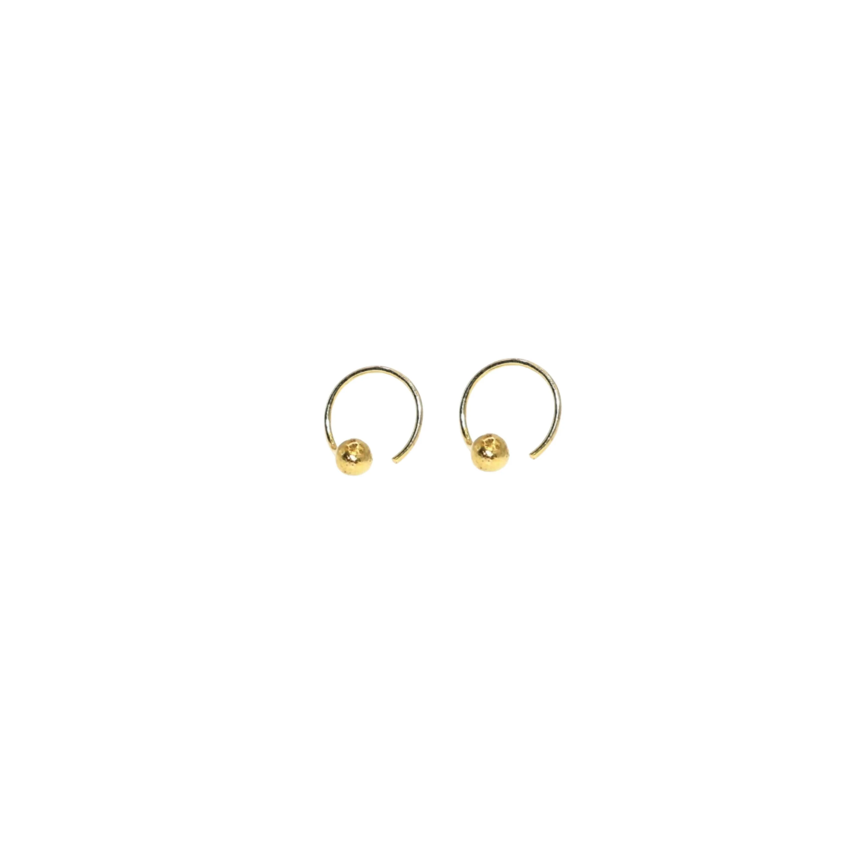 Gold Open Hoop nosepin Laung Koka Nathni combo pack of 2 for women and girls - Image 3