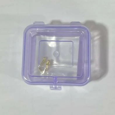 Gold Plated Clip-On Nose Pin Set AD & Pink Stone Combo Pack of 2 - Image 4