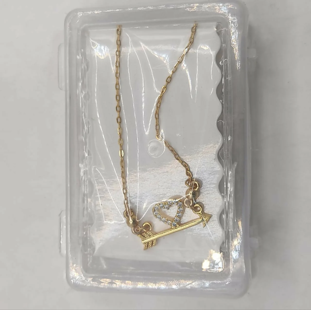 Gold Plated Love Heart AD Pendant Necklace For women and girls - Image 4