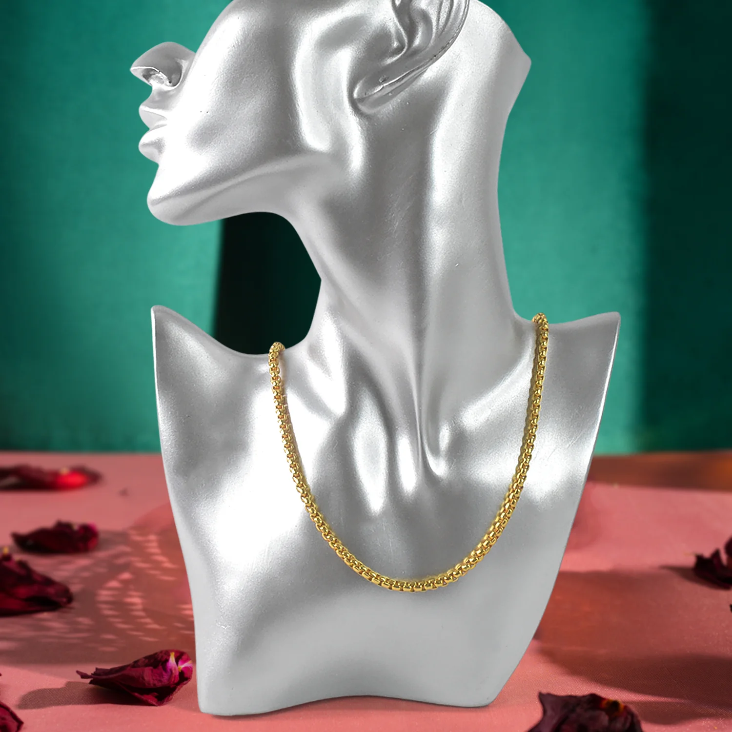 Gold Plated Stainless Steel Chain - Image 3