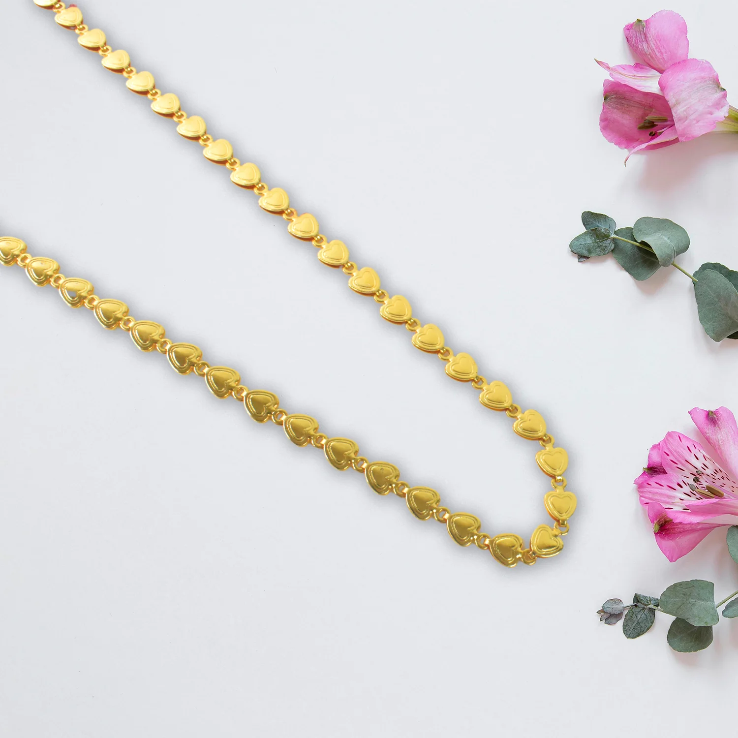 Gold Platted Necklace Handmade Brass Chain for Men - Image 4