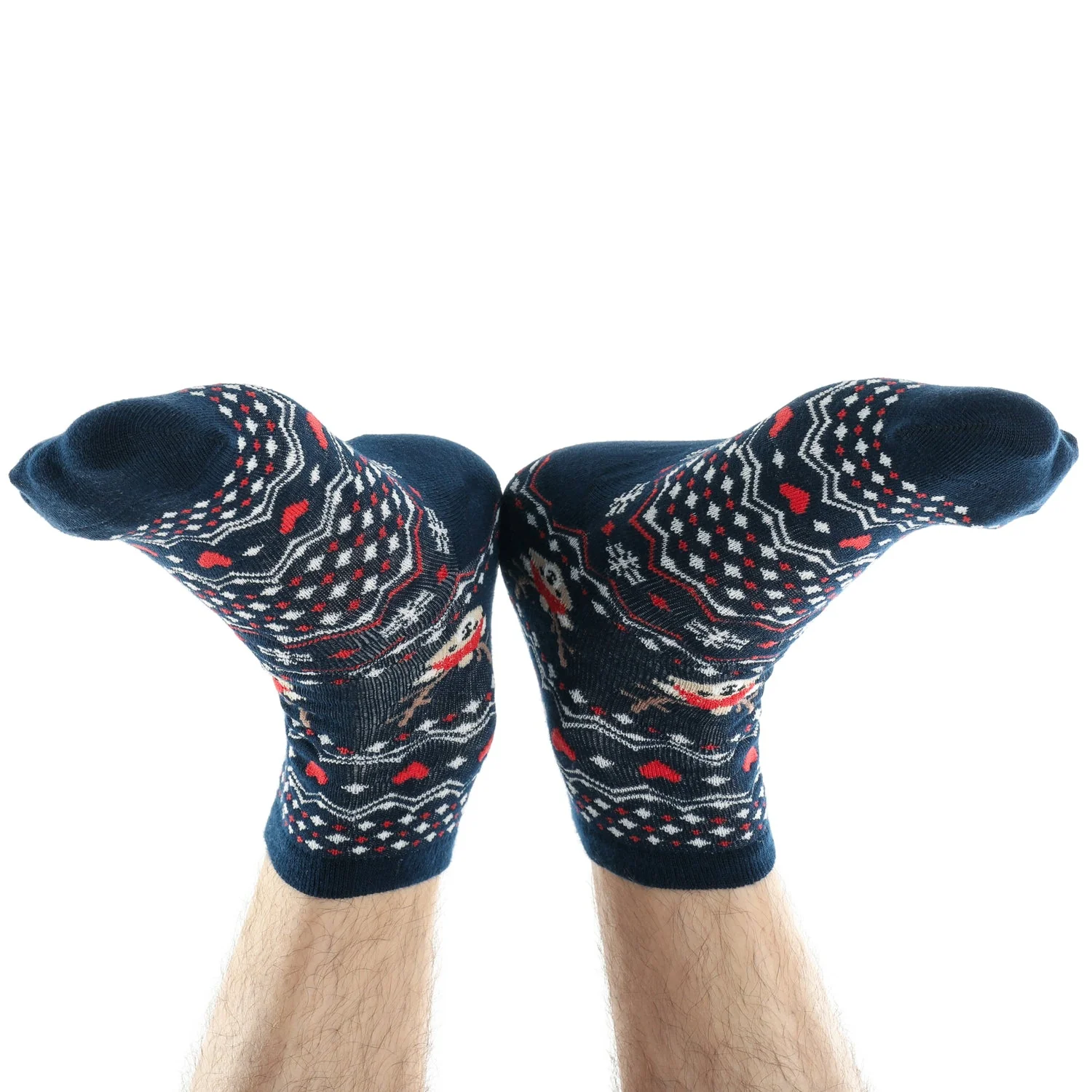 7372 Mix Design Socks Men. ankle Length sports socks with thick cotton cushion - Image 3