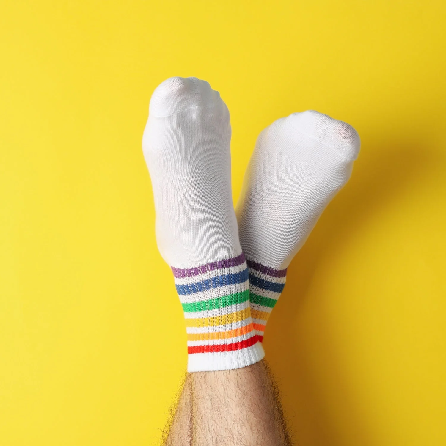 7372 Mix Design Socks Men. ankle Length sports socks with thick cotton cushion - Image 8