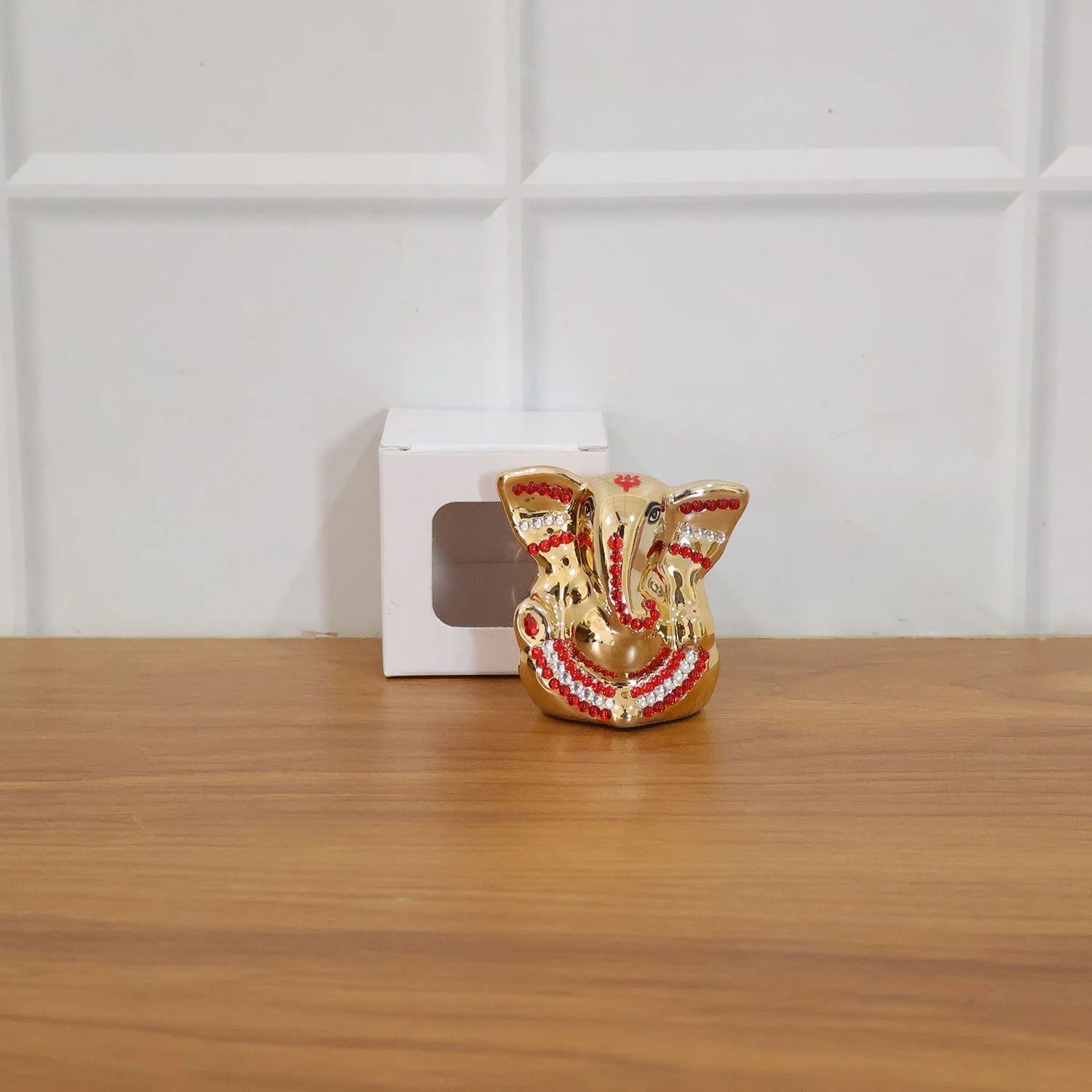 Golden Lord Ganesha Idol Decorative Showpiece (1 PC) - Image 8