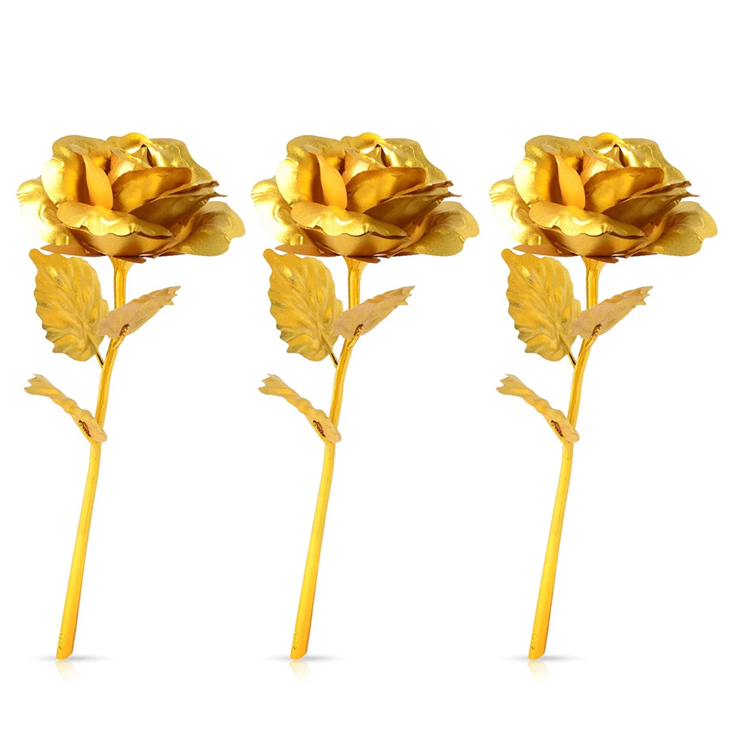 B Golden Rose is perfect for decorating homes, offices, cafes (3 Pc Set) - Image 4