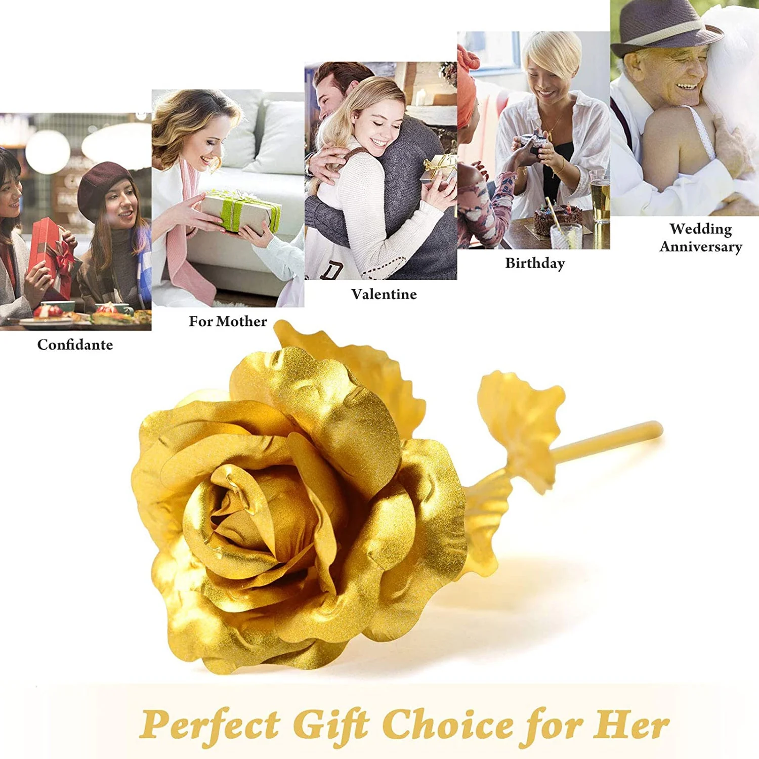 B Golden Rose is perfect for decorating homes, offices, cafes (3 Pc Set) - Image 8