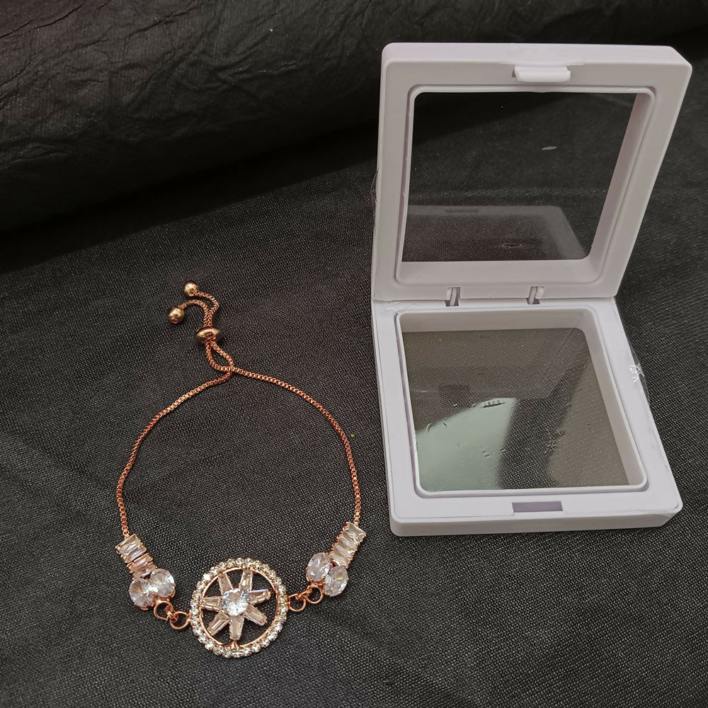 Graceful AD Bracelet with flower motif for women - Image 6