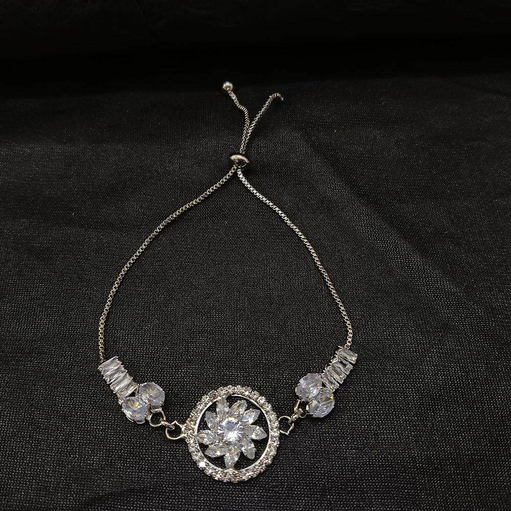 Graceful AD Floral Bracelet Perfect For party - Image 3