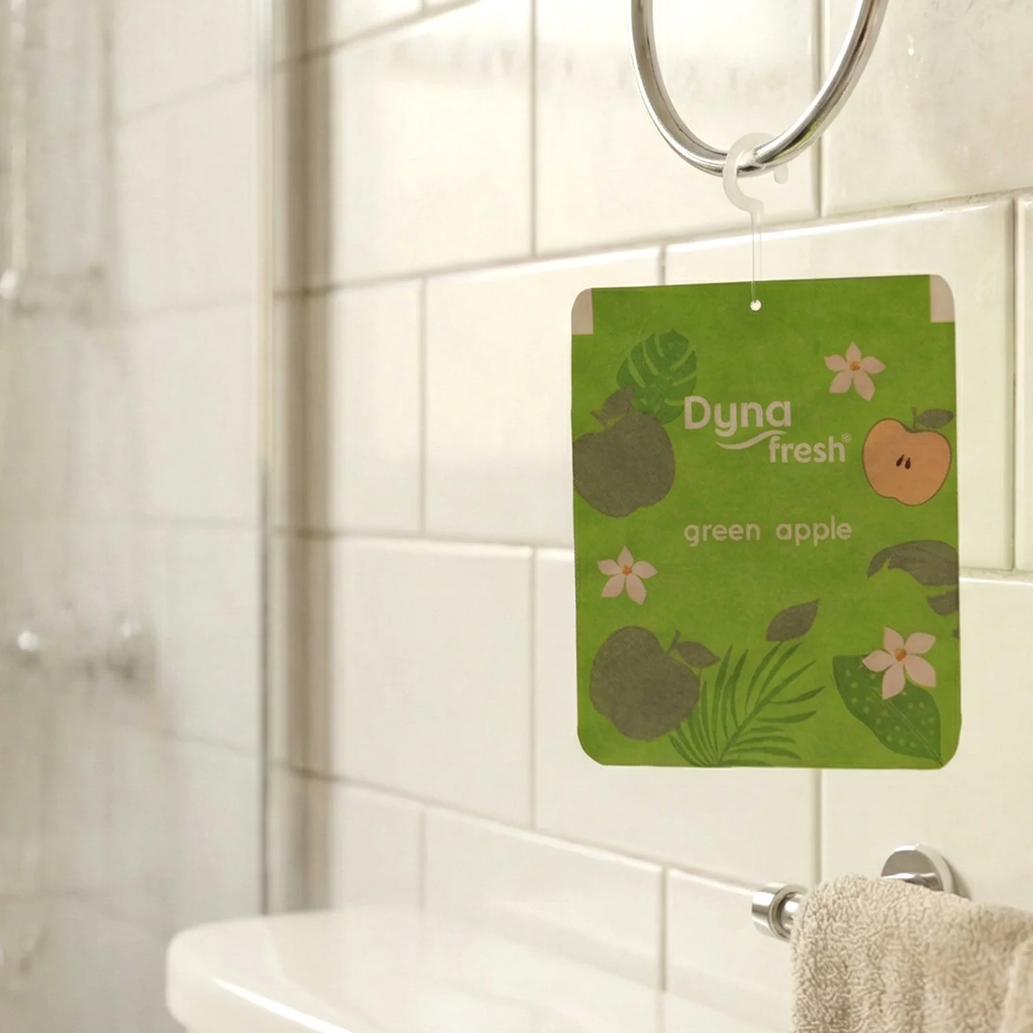 Green Apple Hanging Air Freshener Gel (1 Pc, 10 Gm) - Image 7