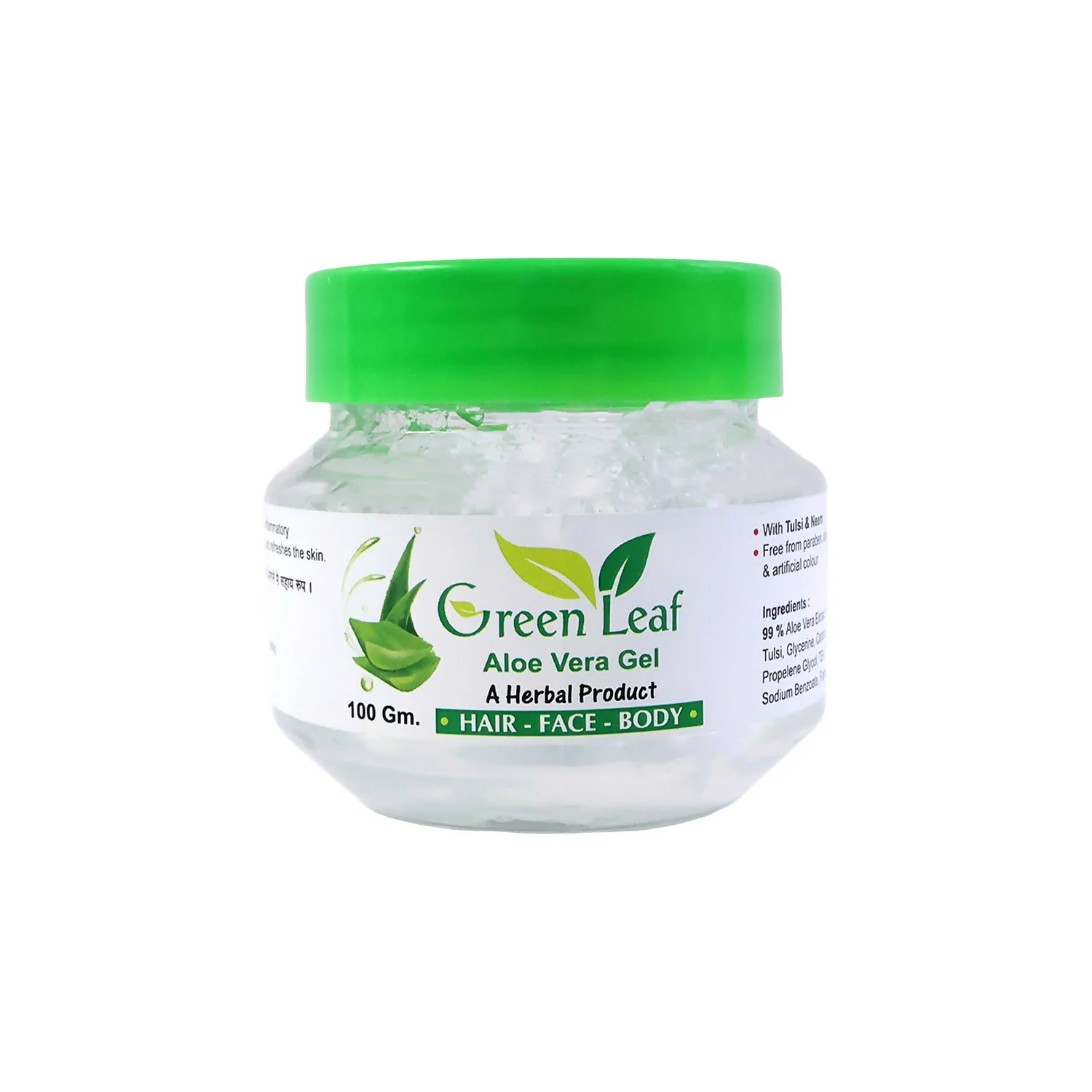 Aloe Vera Gel for Hair, Face & Body – Herbal Skincare Solution (100 Gm) - Image 5