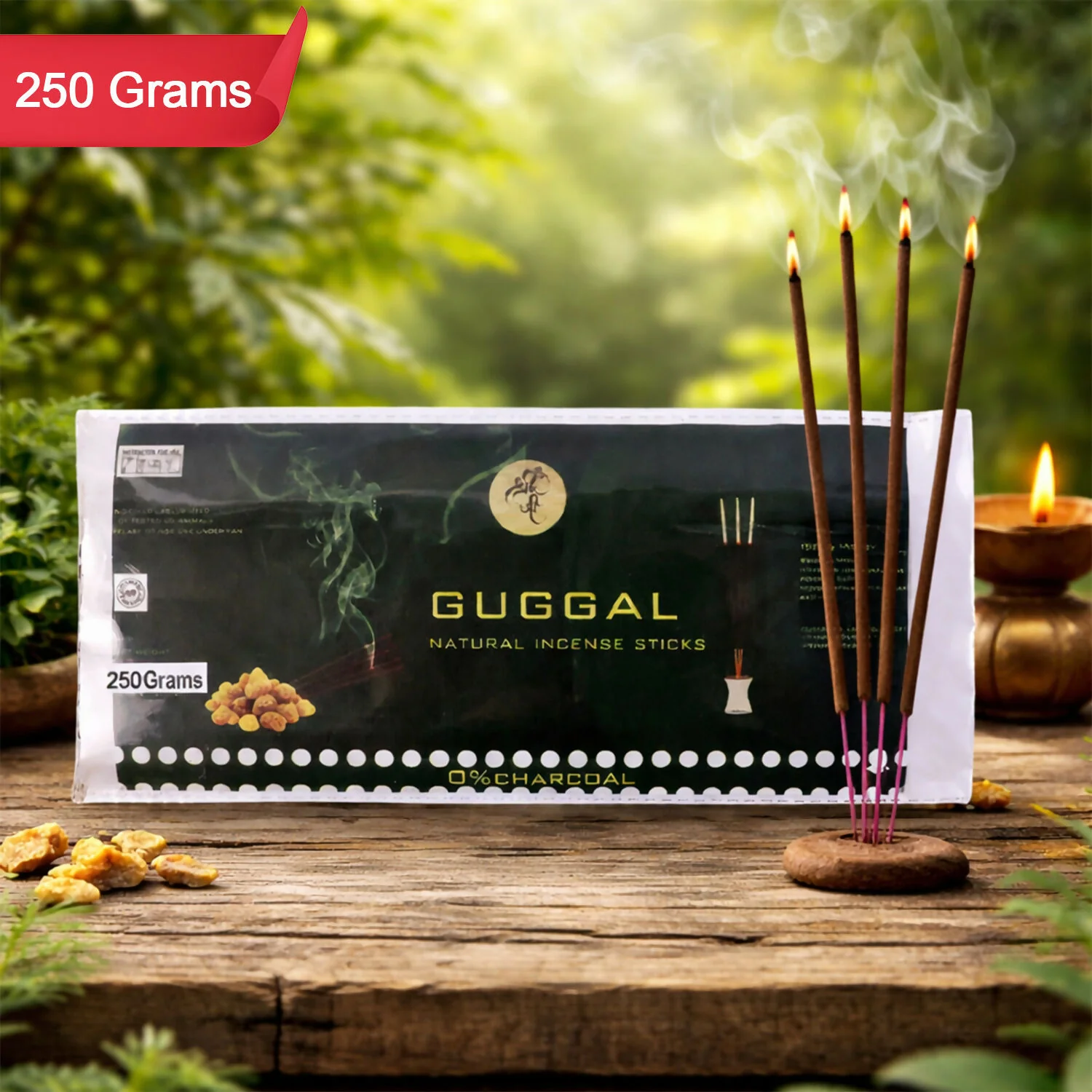 Guggal Dry Masala Stick Agarbatti Natural Incense Sticks for Pooja - Image 4