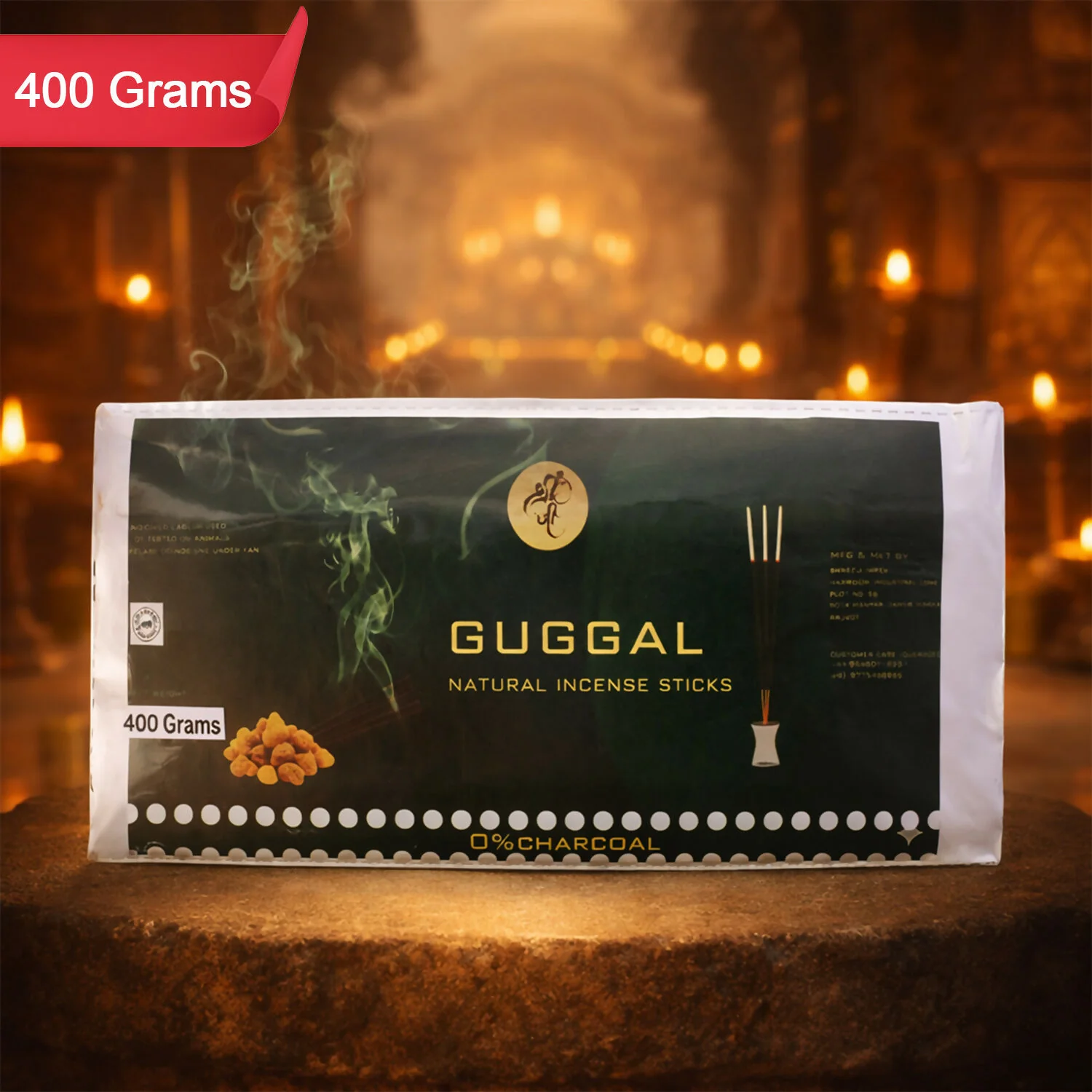 Guggal Dry Masala Stick Agarbatti Natural Incense Sticks for Pooja - Image 5