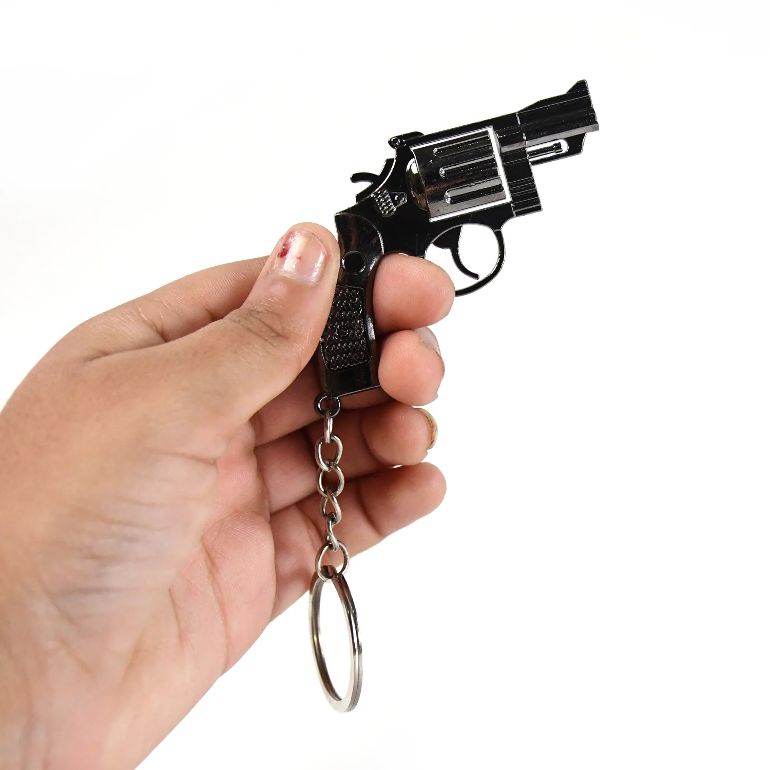 Gun Keychain Metal Weapon Key Rings Pendant for Men,(1 Pc / Mix Design) - Image 9