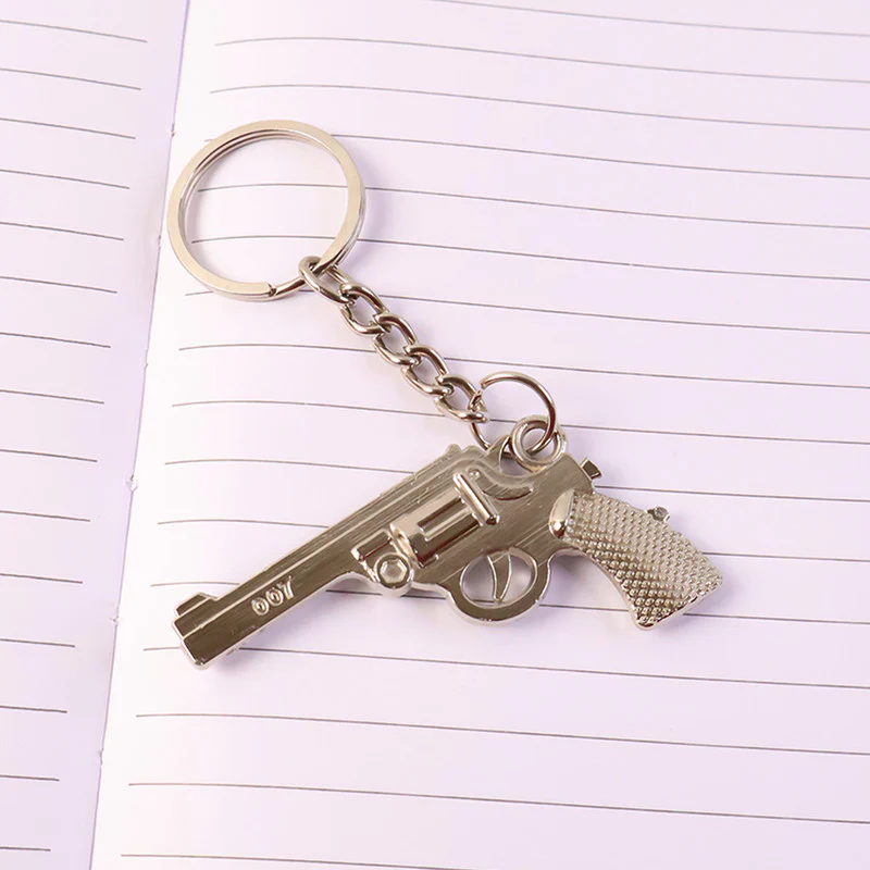 Gun Shape Stylish Keychain (metal keychain) - Image 3