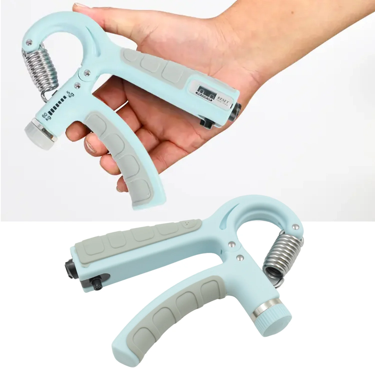 Gym Fitness Hand Grip Adjustable Finger Heavy Exerciser Strengthener 1 Pc - Image 3