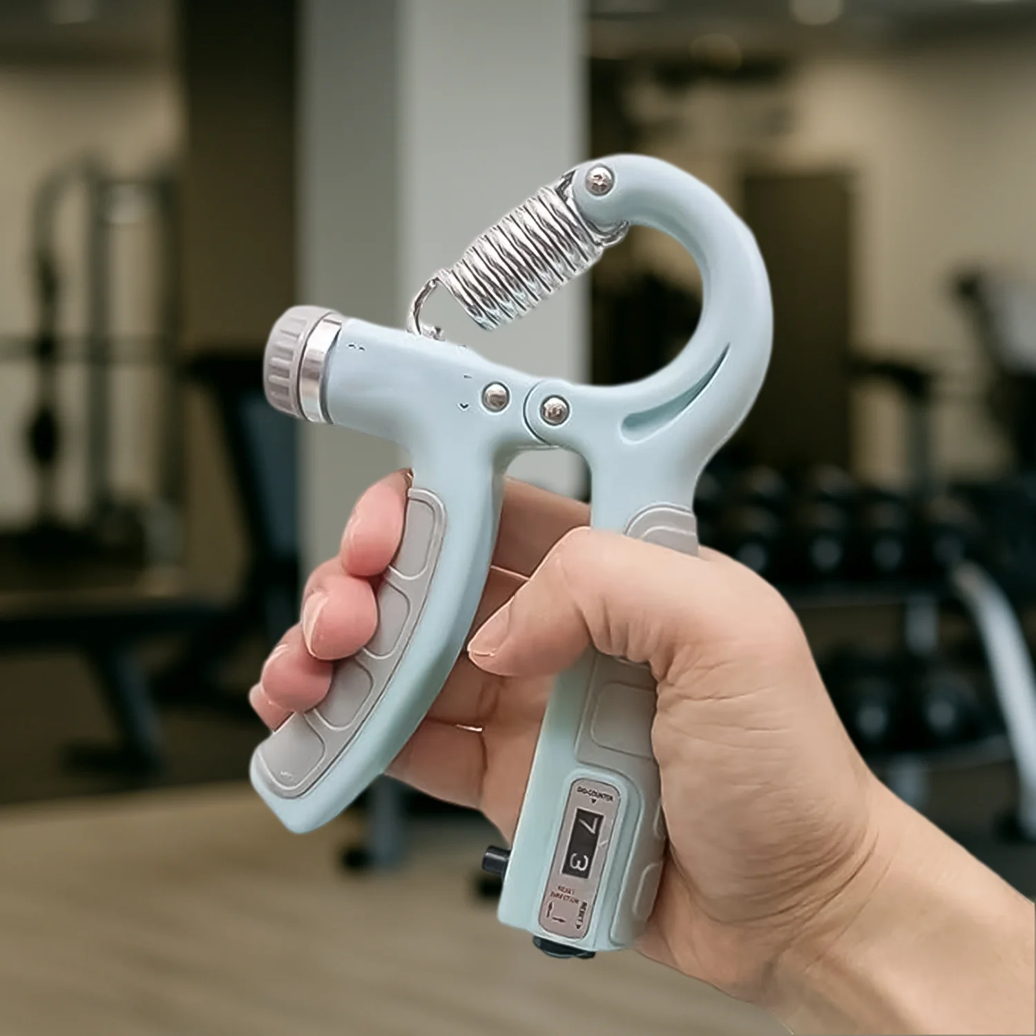 Gym Fitness Hand Grip Adjustable Finger Heavy Exerciser Strengthener 1 Pc - Image 5
