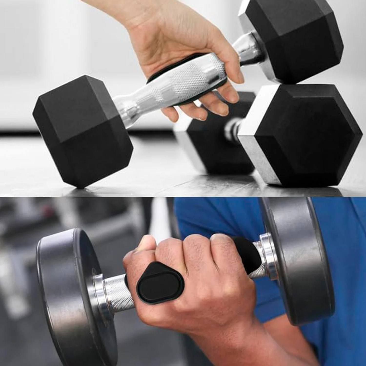 Gym Hand Grip Support Pads (2 Pc Set) - Image 3