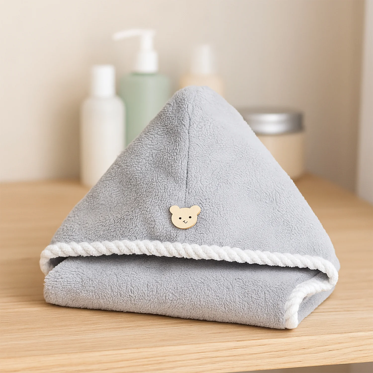 Hair Drying Magic Hair Cap Towel Wrap for Women (1 Pc / Mix Design) - Image 11