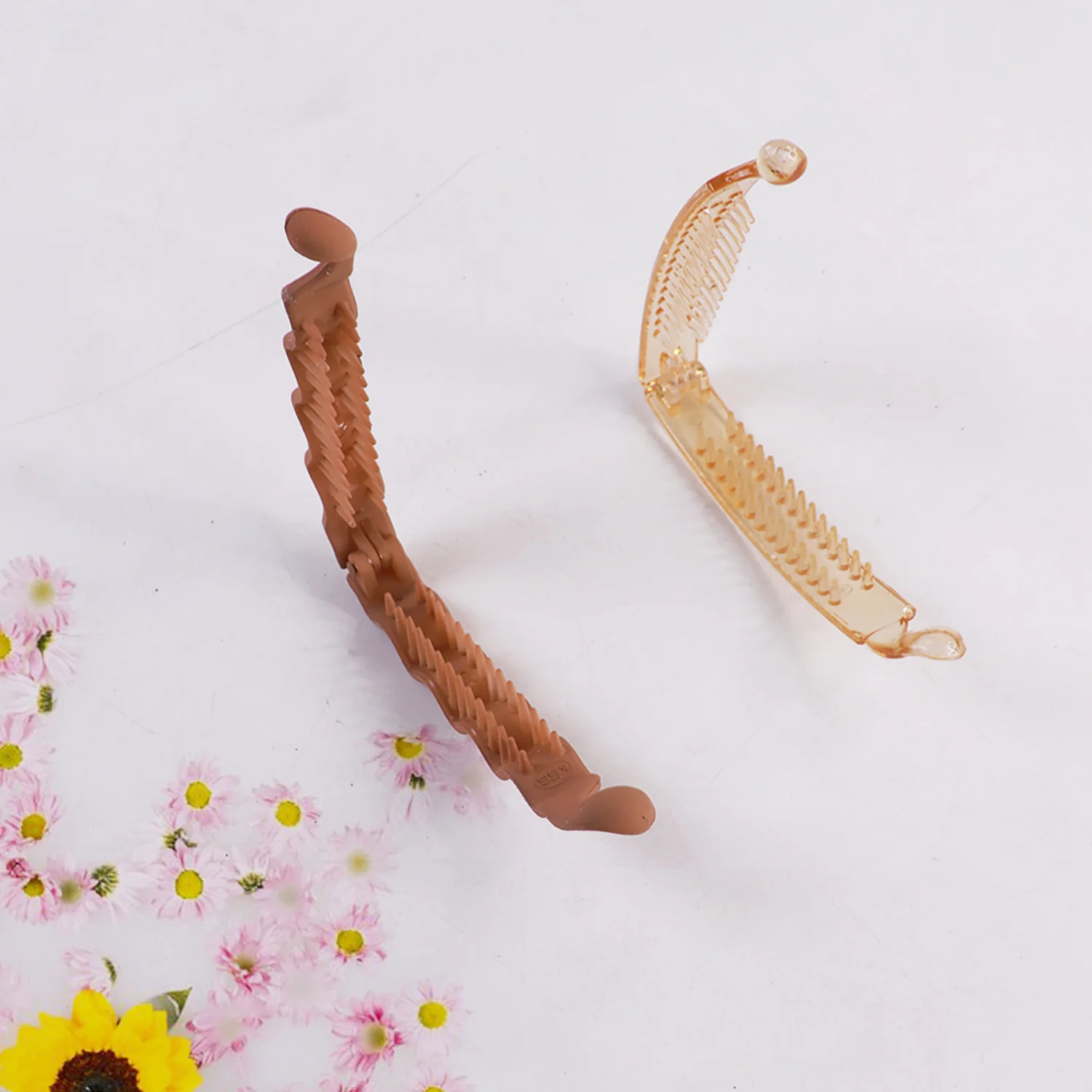 Plastic Hair Claw Clips Strong Clips (1 Pc / Mix Color), Hair accessories - Image 11