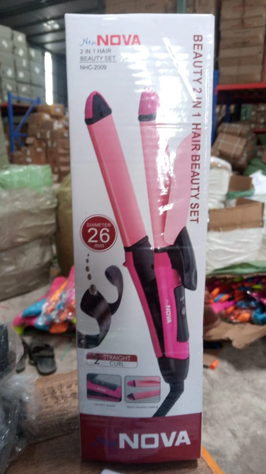 2-in-1 Hair Straightener & Curler – Heating Iron for Styling Hair & Accessories - Image 7