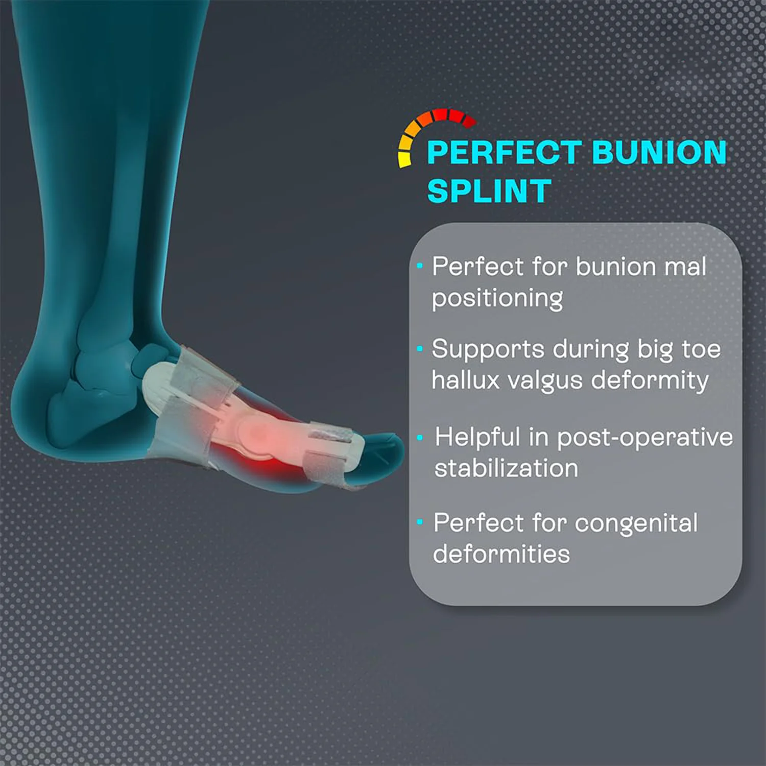 Hallux Valgus Corrector – Adjustable Foot and Toe Alignment Brace for Men & Women - Image 7
