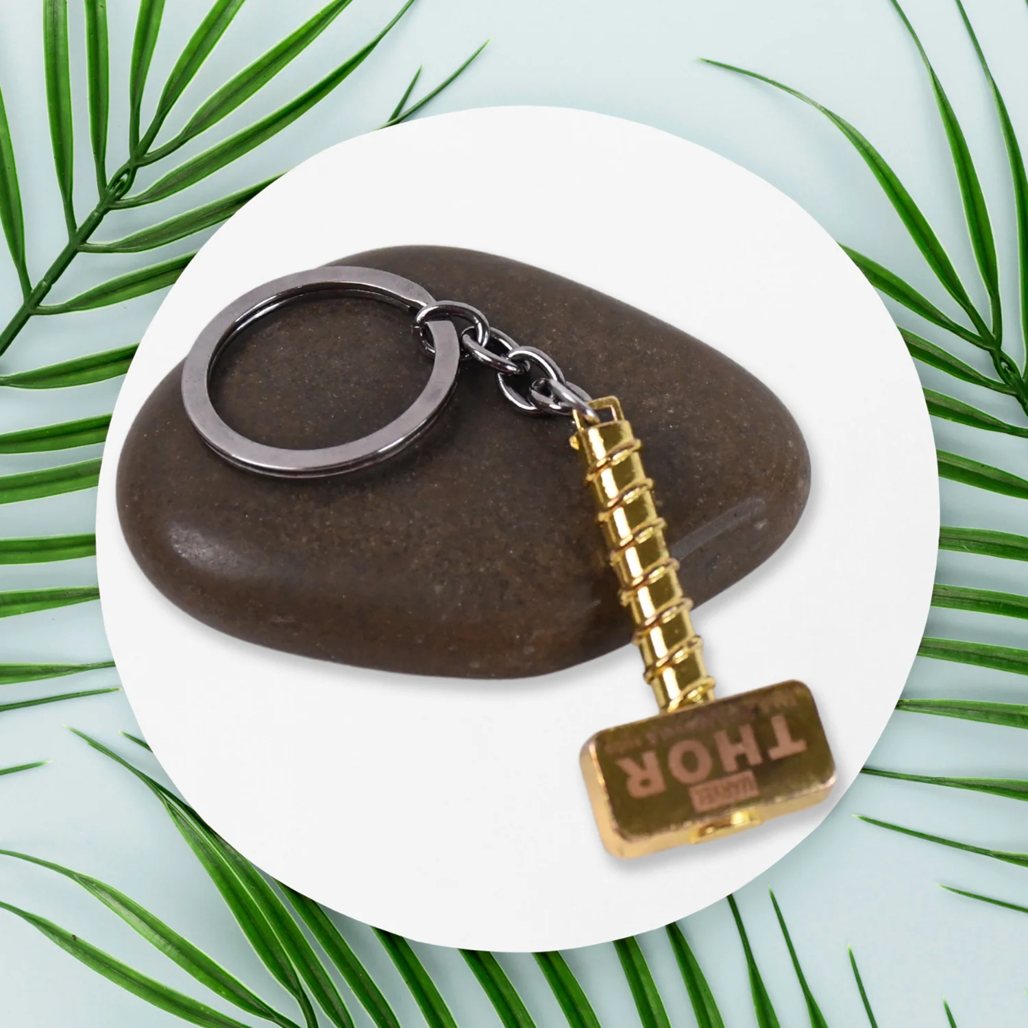 Hammer Shape Metal Keychain (1 Pc) - Image 3