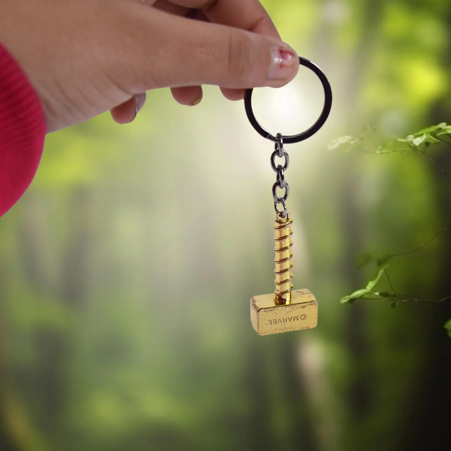 Hammer Shape Metal Keychain (1 Pc) - Image 5